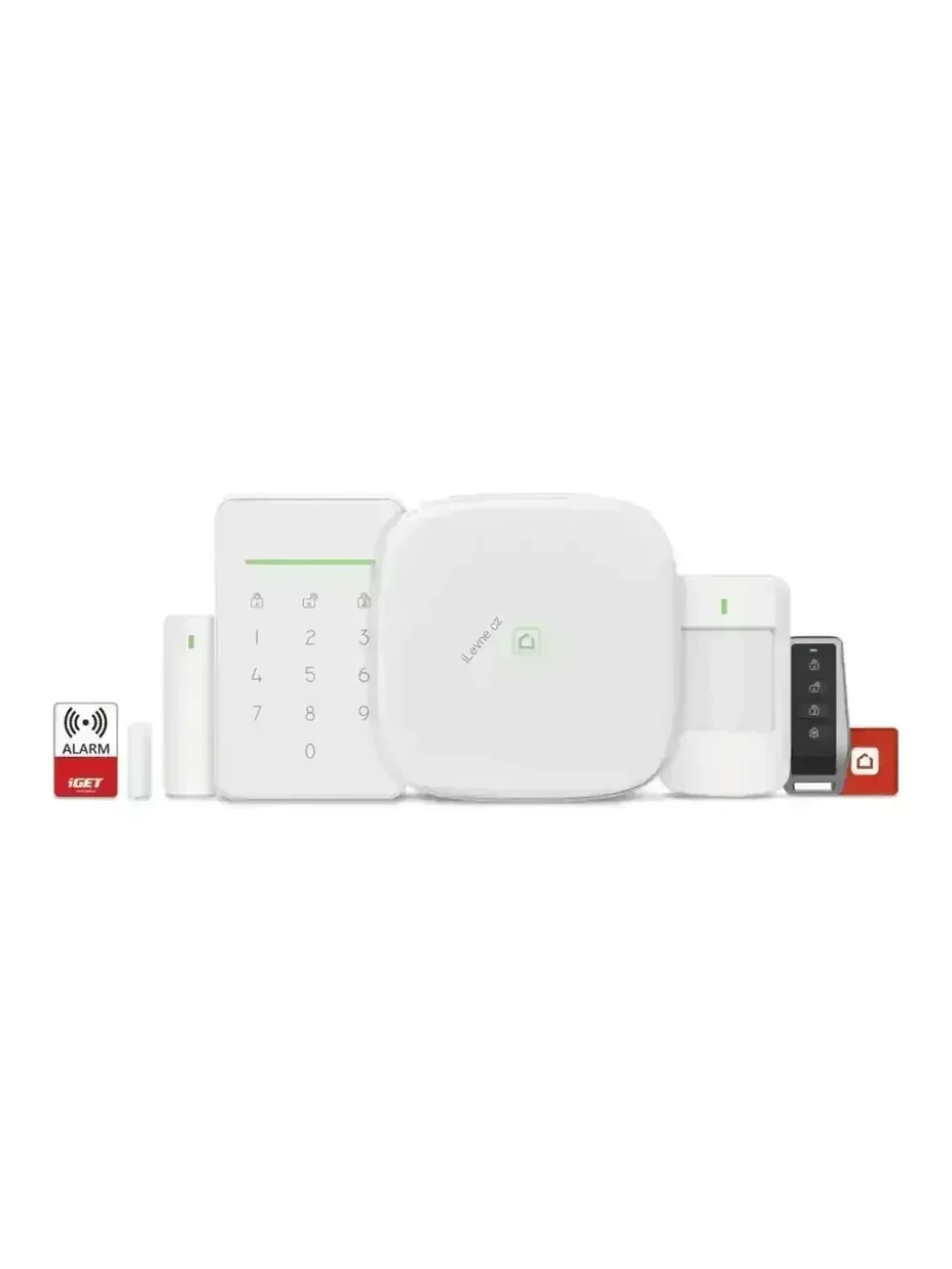 iGET SECURITY M5-4G Premium - Inteligentní 4G/WiFi/LAN alarm, ovládání kamer a zásuvek, Android, iOS