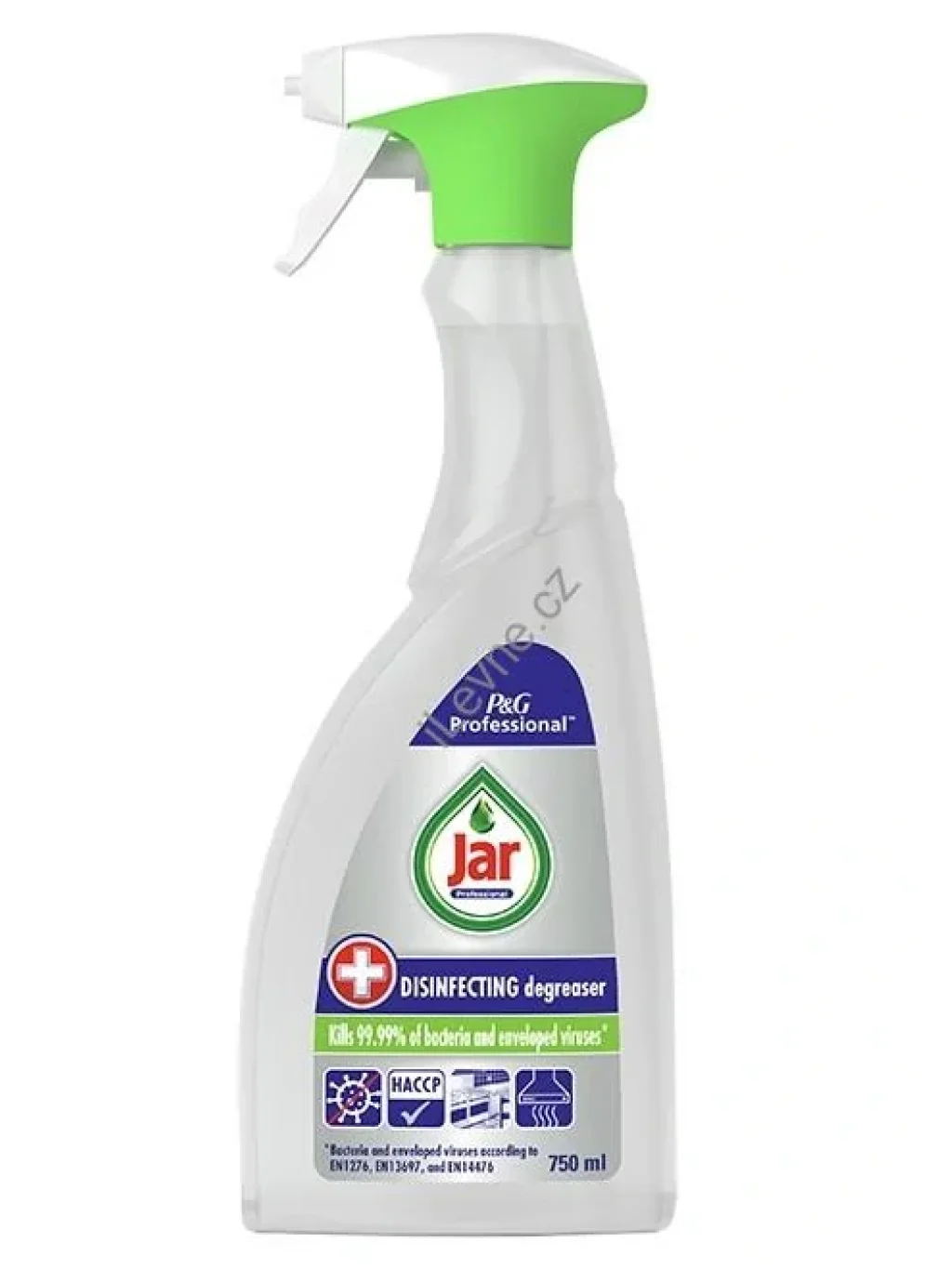 JAR Disinfecting Degreaser dezinfekční odmašťovač 750ml rozprašovač