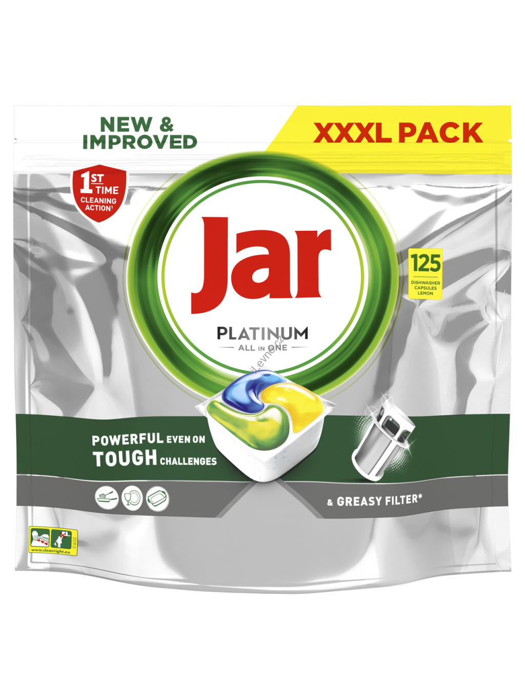 Jar Platinum All in One Kapsle do myčky 1x125ks