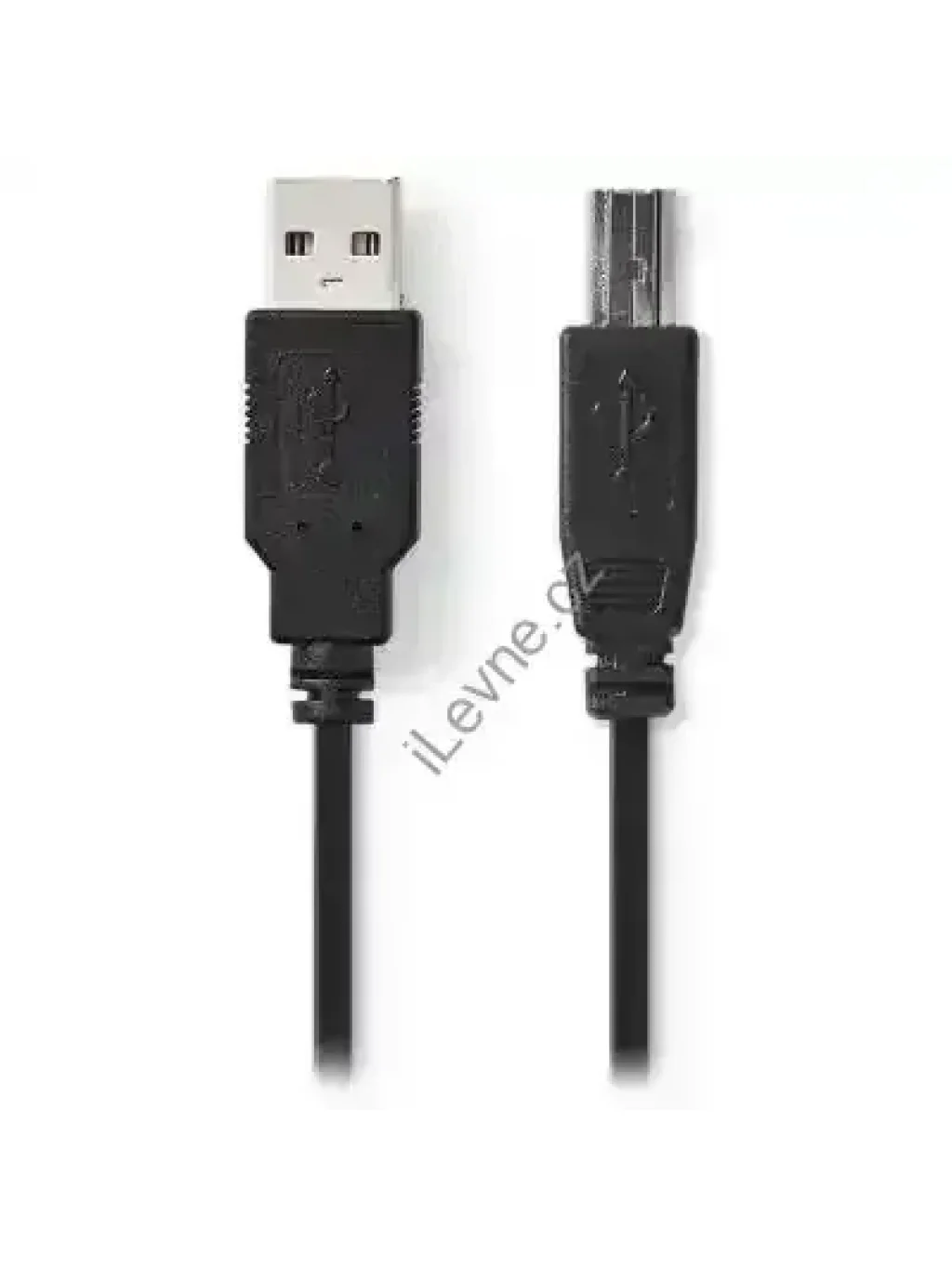 Kabel, USB 2.0, zástrčka A, zástrčka B, k tiskárnám apod. bulk, 2m, černý