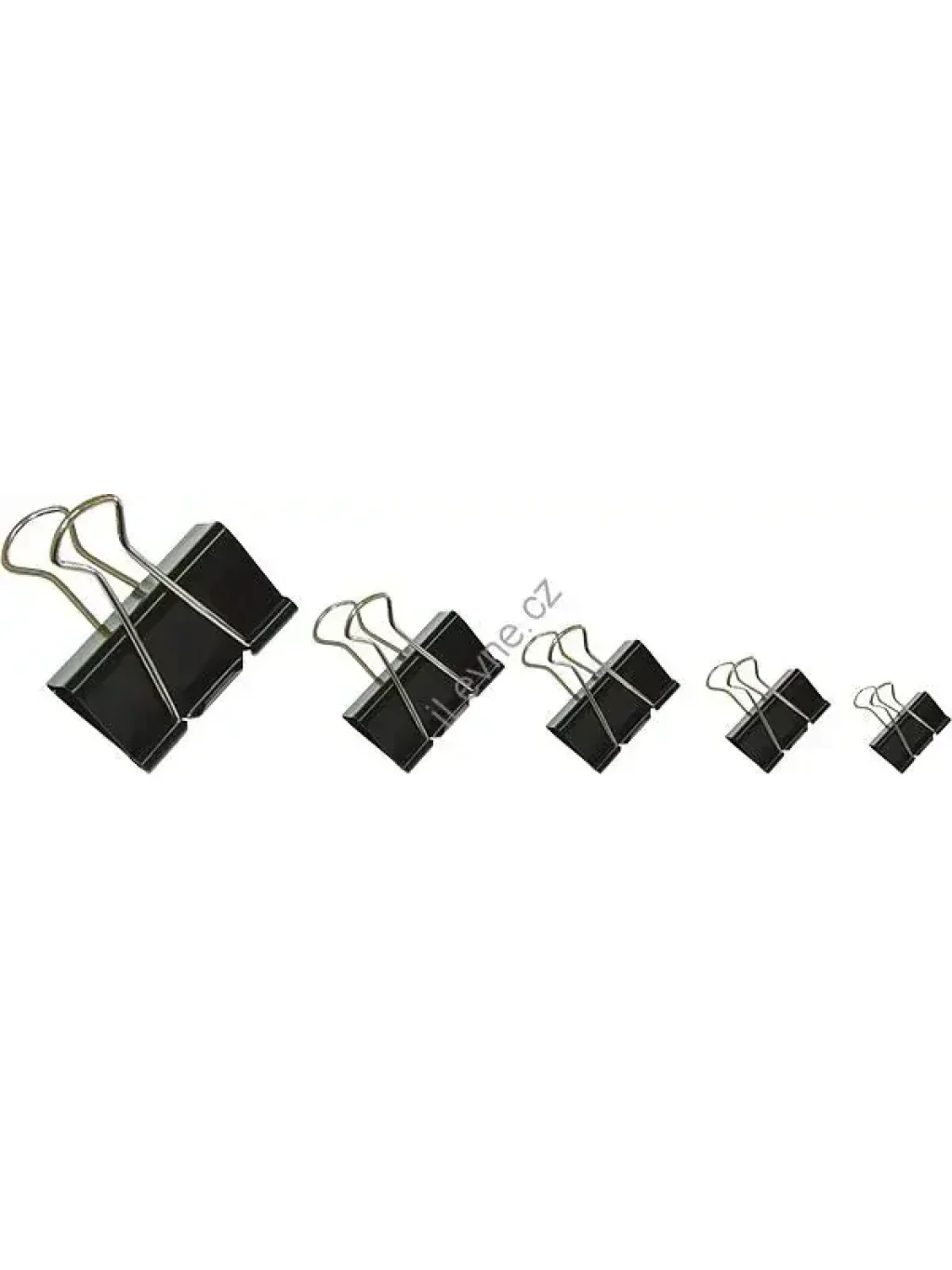 kancelářský klip 51 mm, černý