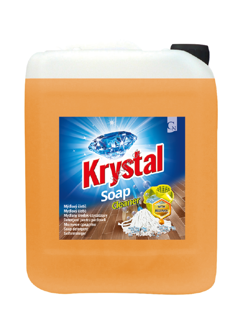 Krystal mýdlový čistič s včelím voskem 5L