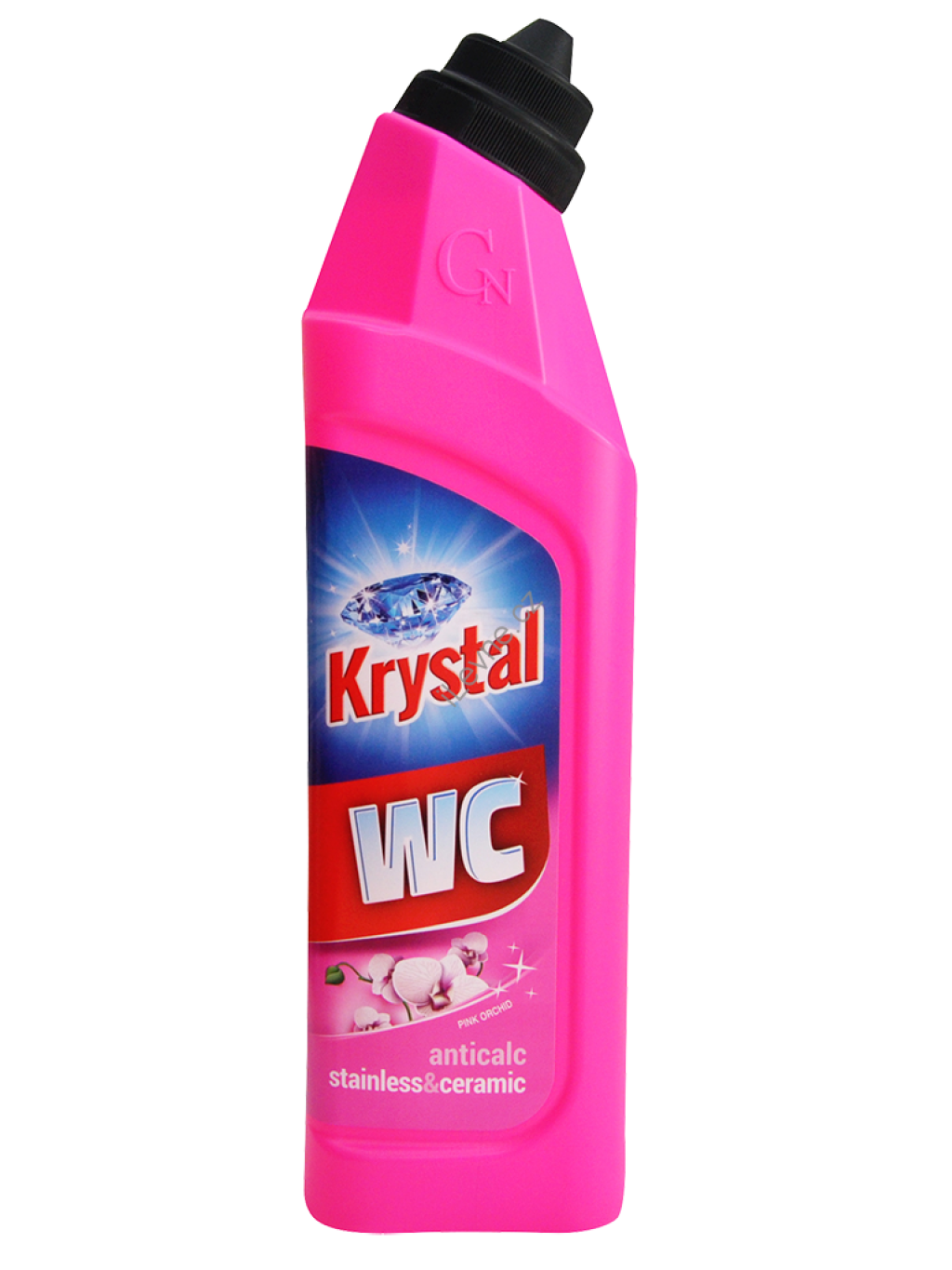 KRYSTAL WC kyselý na nerez a keramiku, růžový 750ml