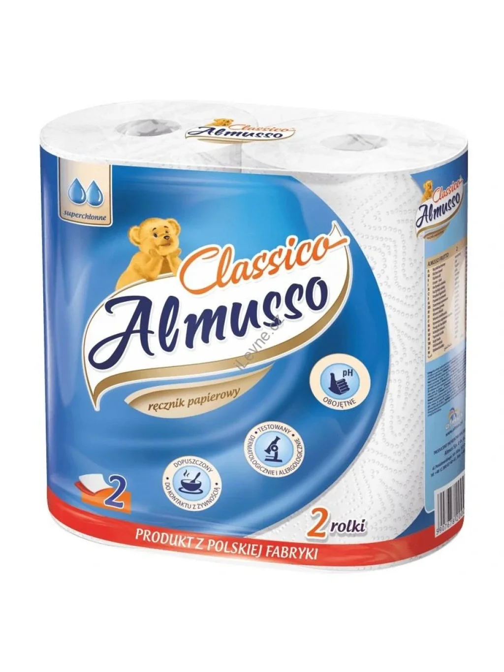 Kuchyňské utěrky Almusso Classico 2-vrstvé, 2 role