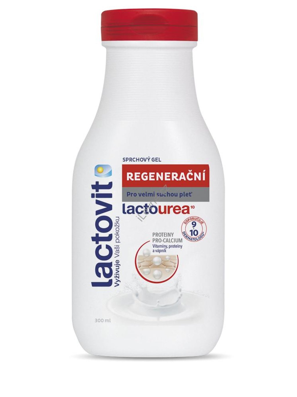 Lactovit Lactourea - sprchový gel, regenerační, 300 ml