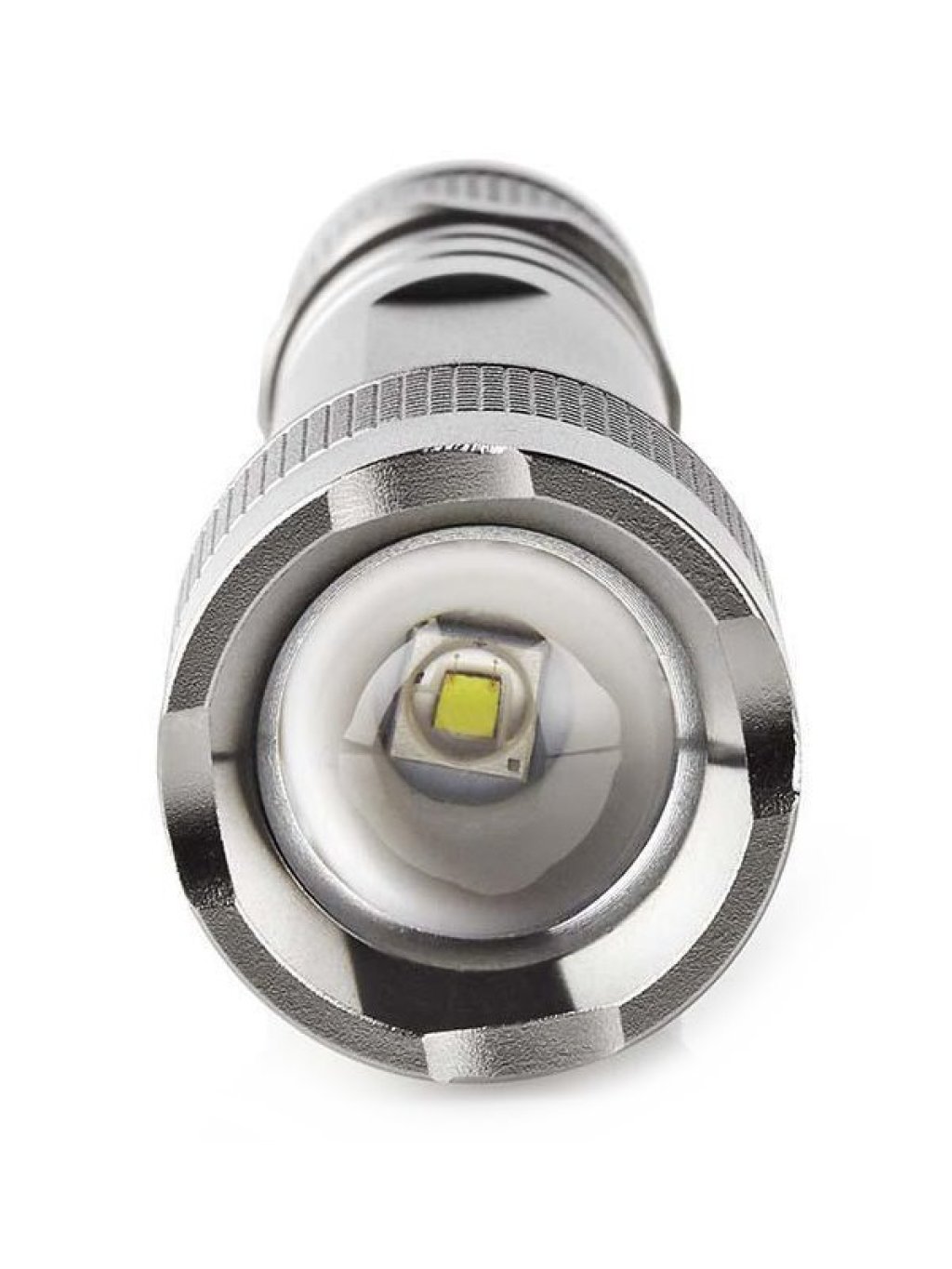 LED svítilna/ napájení z baterie/ 3 V DC/ 3 W/ 150 lm/ dosah 120 m/ šedá