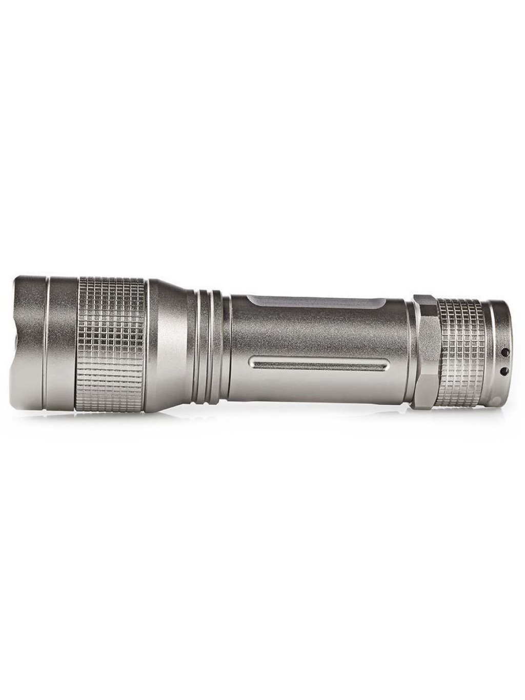 LED svítilna/ napájení z baterie/ 4,5 V DC/ 5 W/ 330 lm/ dosah 200 m/ šedá