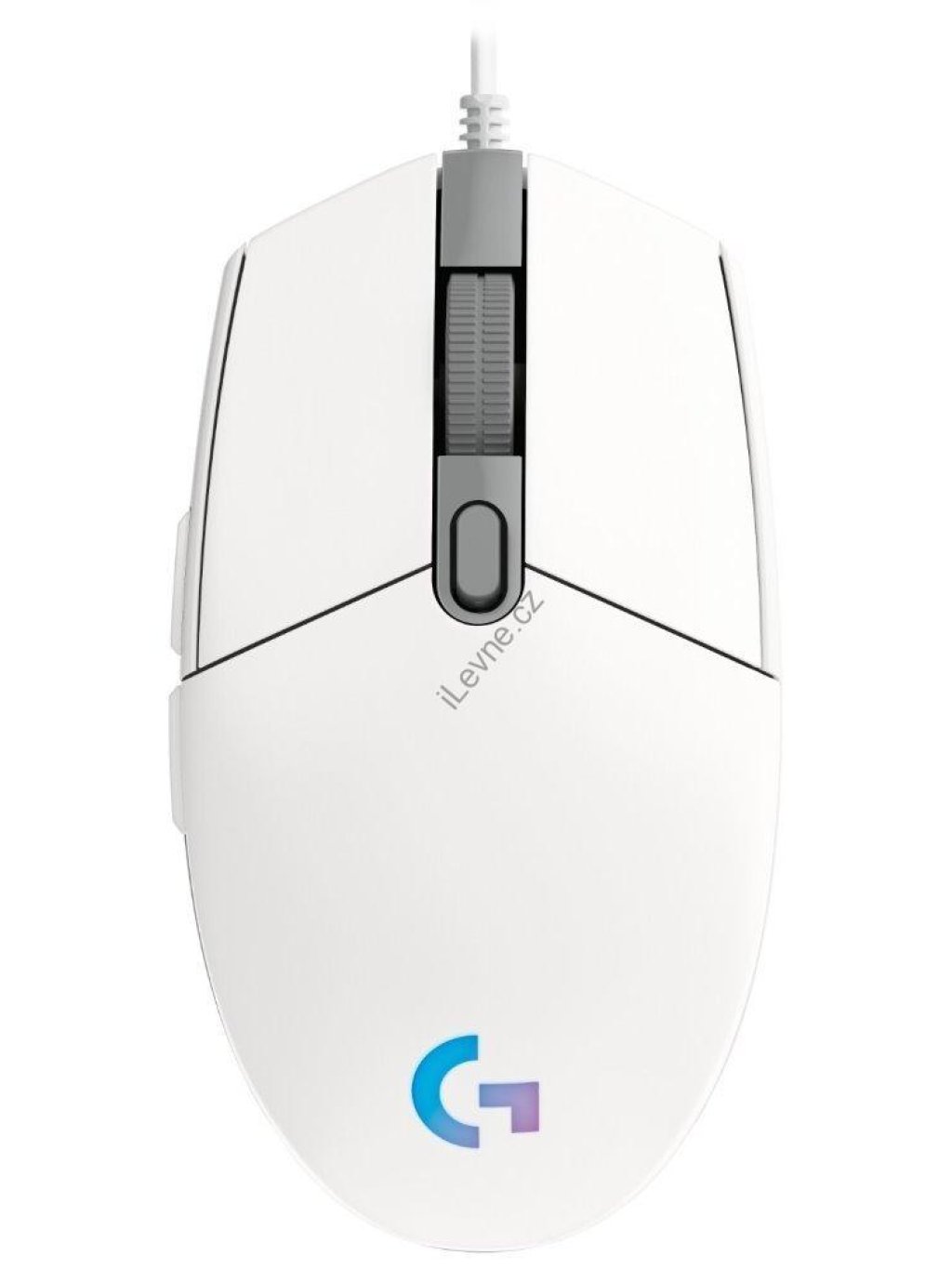 Logitech herní myš G102 LIGHTSYNC/ optická/ 6 tlačítek/ 8000dpi/ USB/ bílá