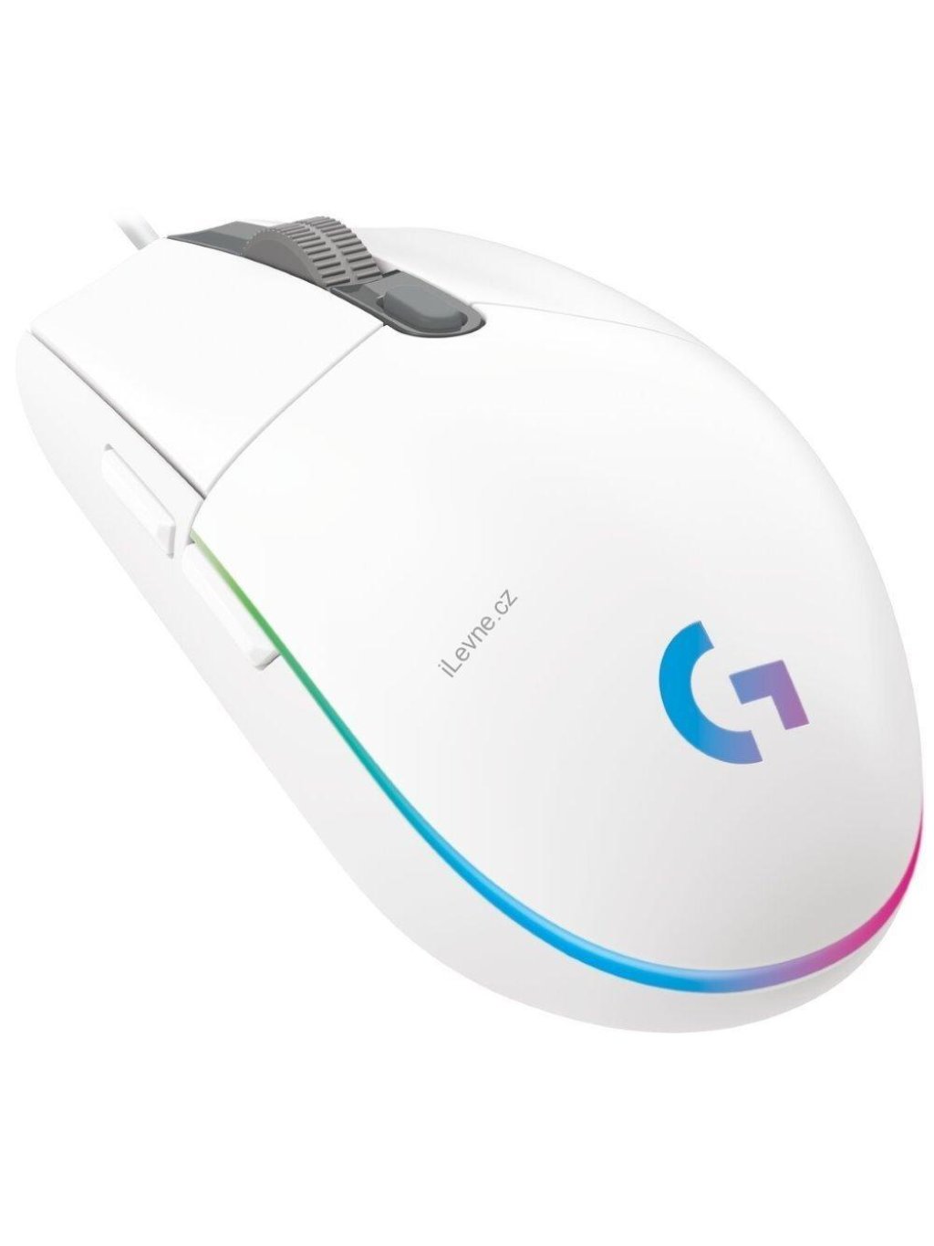 Logitech herní myš G102 LIGHTSYNC/ optická/ 6 tlačítek/ 8000dpi/ USB/ bílá