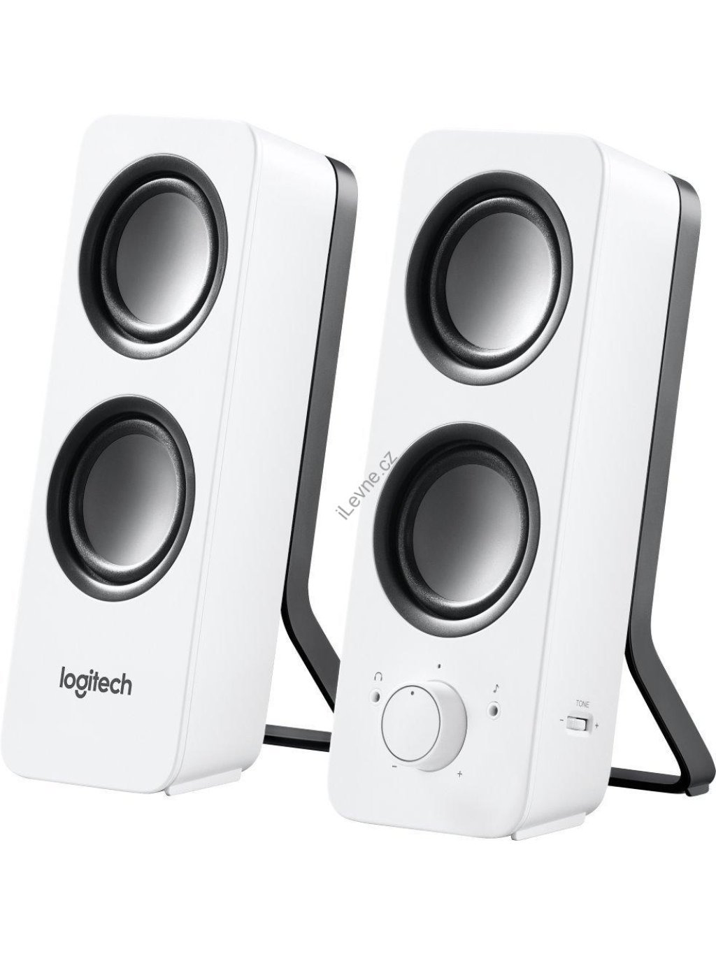Logitech repro Z200 Multimedia Speakers/ 2.0/ 10W/ 3.5mm jack/ Snow White-bílý