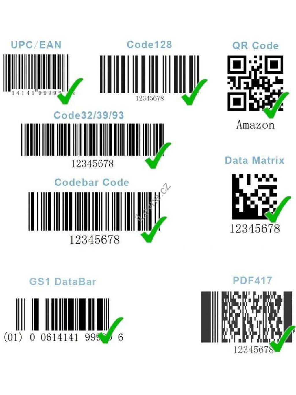 Maxxo čtečka SL2DBS/ 1D/ 2D/ QR/ USB/ BT/ 200skenů/sec, včetně stojanu