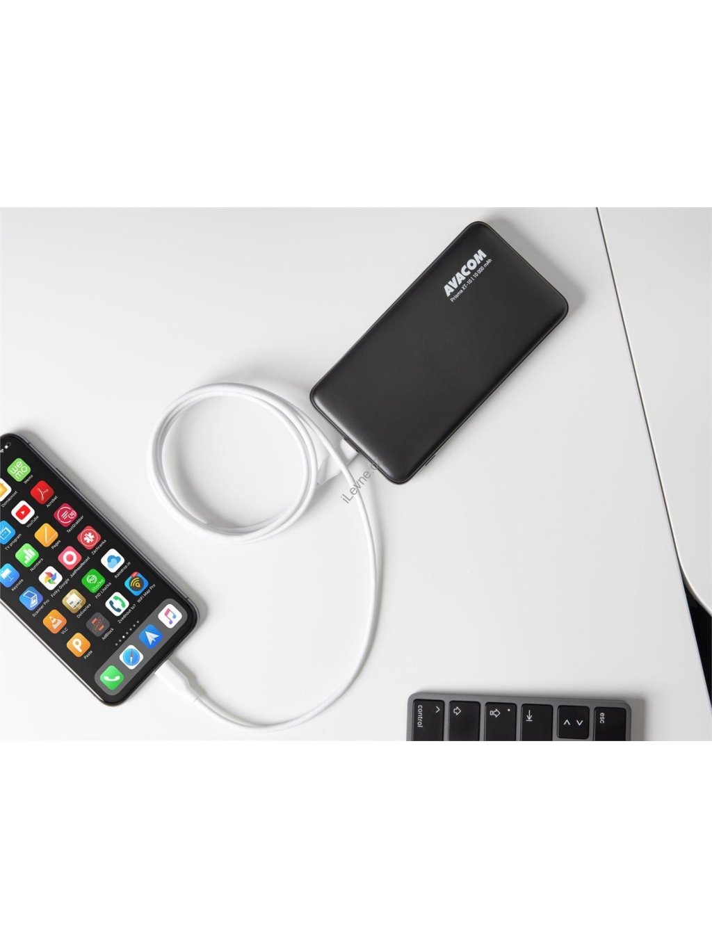 MFIC-120W kabel USB-C - Lightning, MFi certifikace, 120cm, bílá