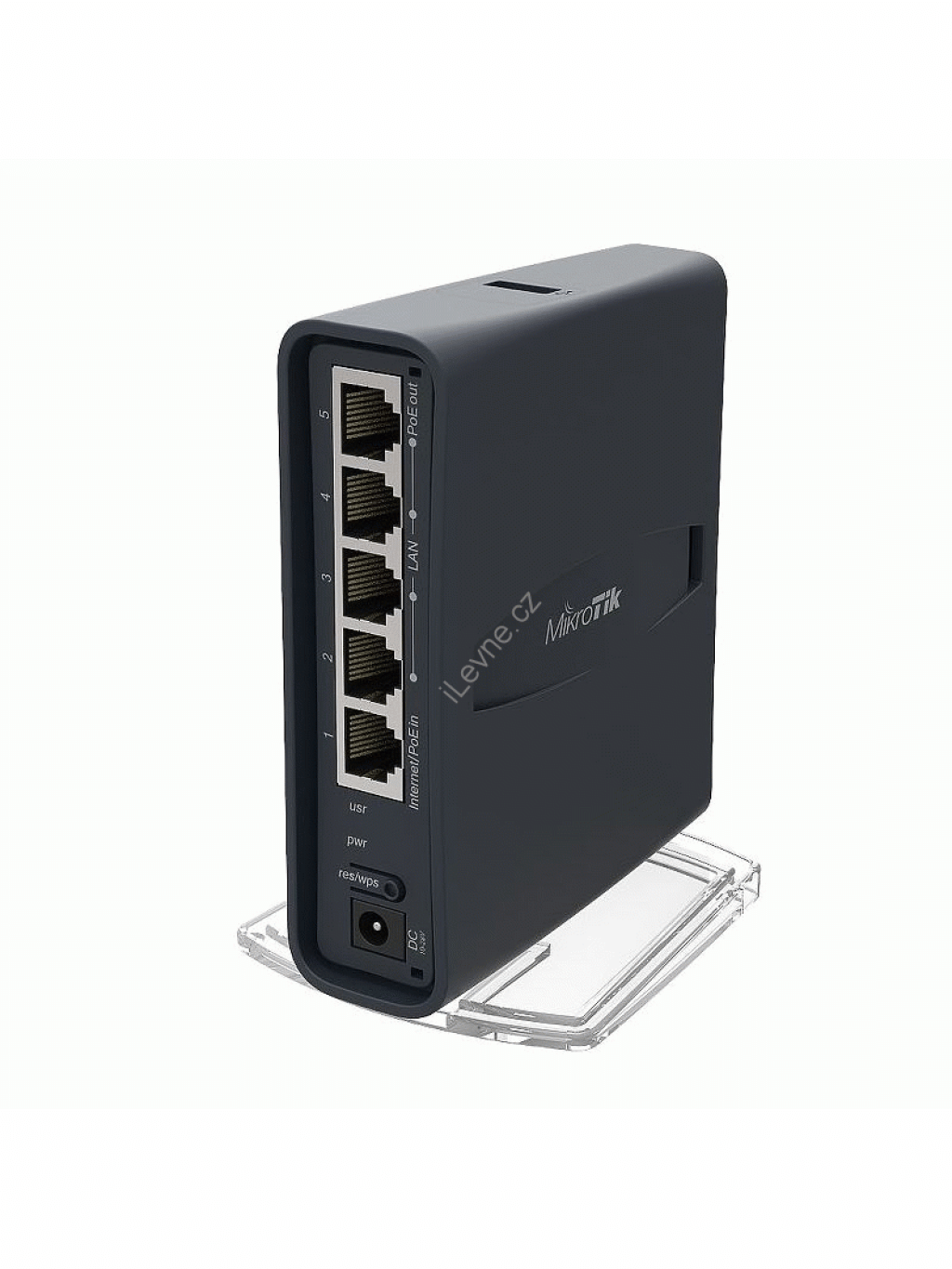 MikroTik RouterBOARD RB952Ui-5ac2nD-TC, hAP ac lite tower, 5x LAN, 2.4+5Ghz, 802.11a/b/g/n/ac, USB, 1x PoE out