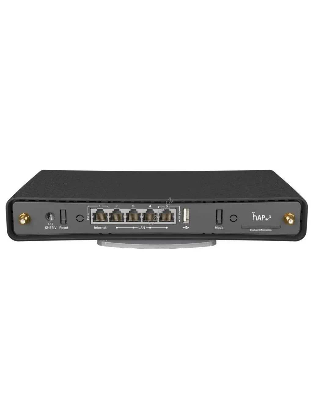 MikroTik RouterBOARD RBD53iG-5HacD2HnD, hAP ac3, 5x GLAN, 2.4+5Ghz, 802.11b/g/n/ac, ROSL4, USB, PSU, indoor