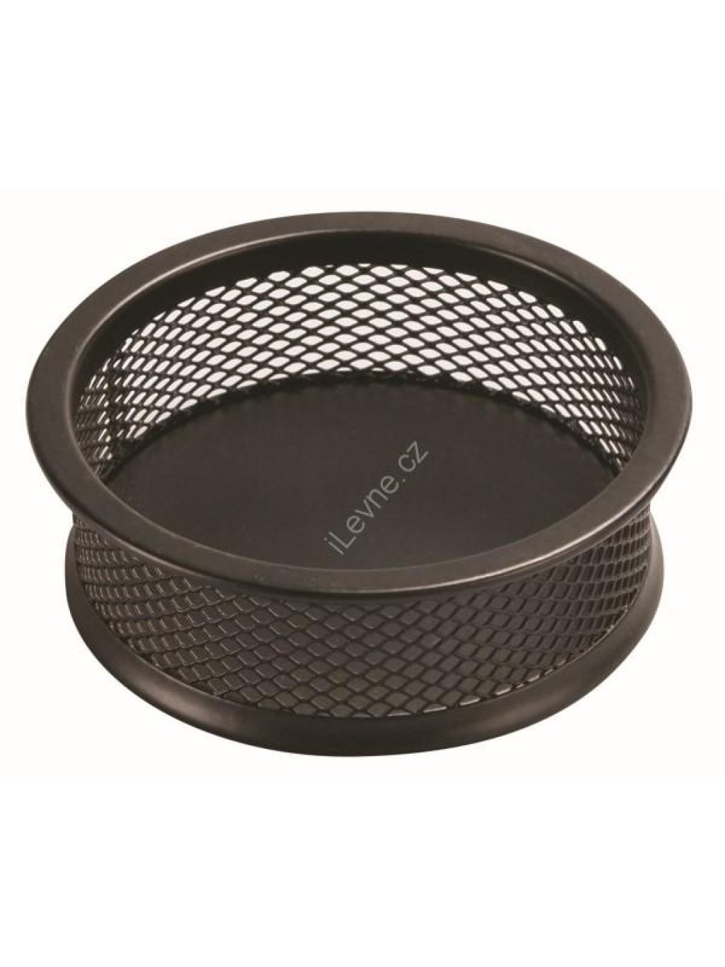 miska na sponky Office Set, Ø 90 mm, výška 32 mm, kov, černá