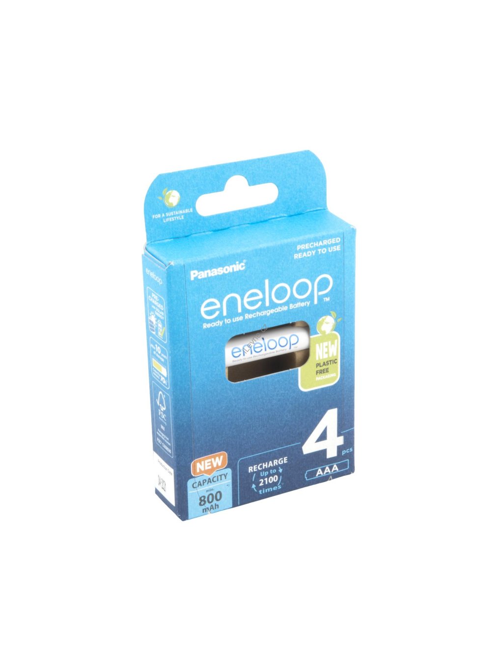 Nabíjecí baterie AAA Panasonic Eneloop N 800mAh Ni-MH 4ks Blistr