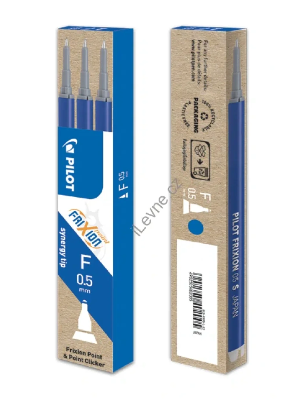 Náhradní náplň 0,5mm pro Frixion Point modrá - 3 kusy