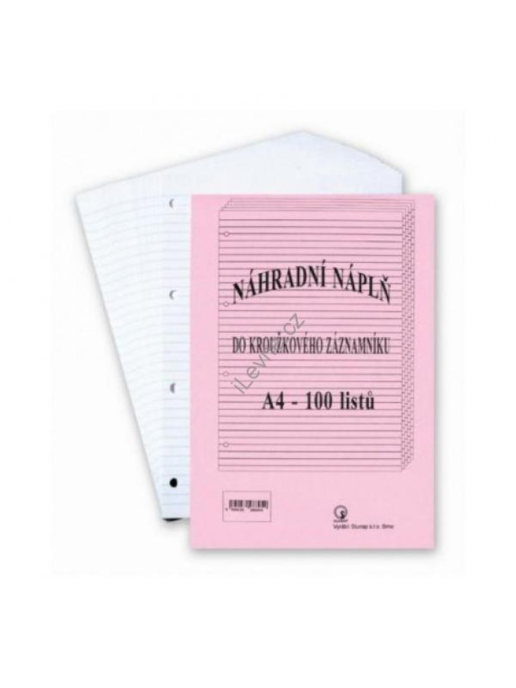 Náhradní náplň do kroužk. bloku A4 čtvereček 100 listů