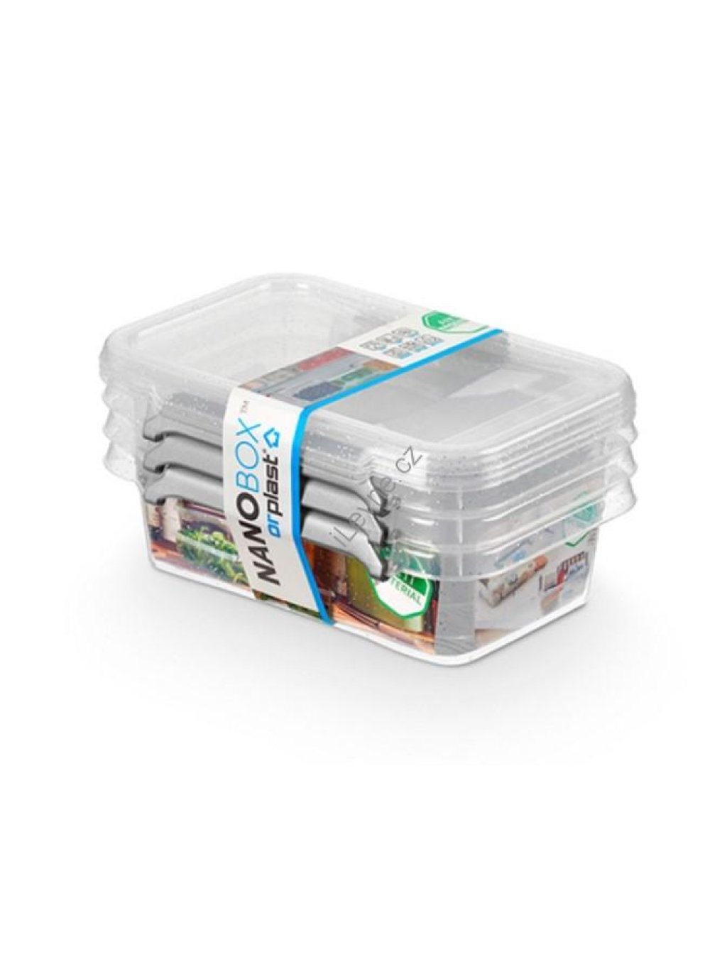 Nanobox sada antibakteriálních boxů, 3x0,35l