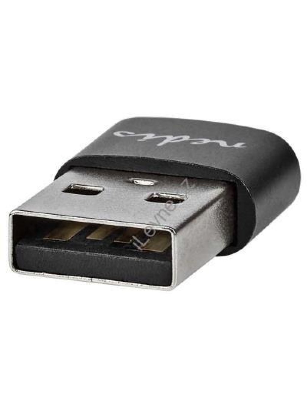 NEDIS adaptér USB/ konektory USB 2.0 A – USB-C zásuvka/ černý/ blistr