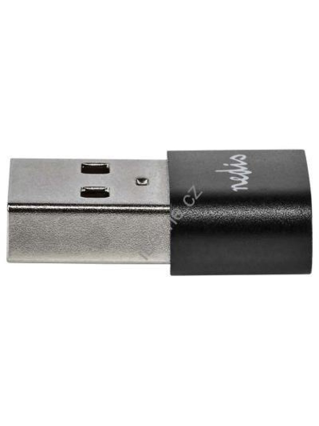 NEDIS adaptér USB/ konektory USB 2.0 A – USB-C zásuvka/ černý/ blistr
