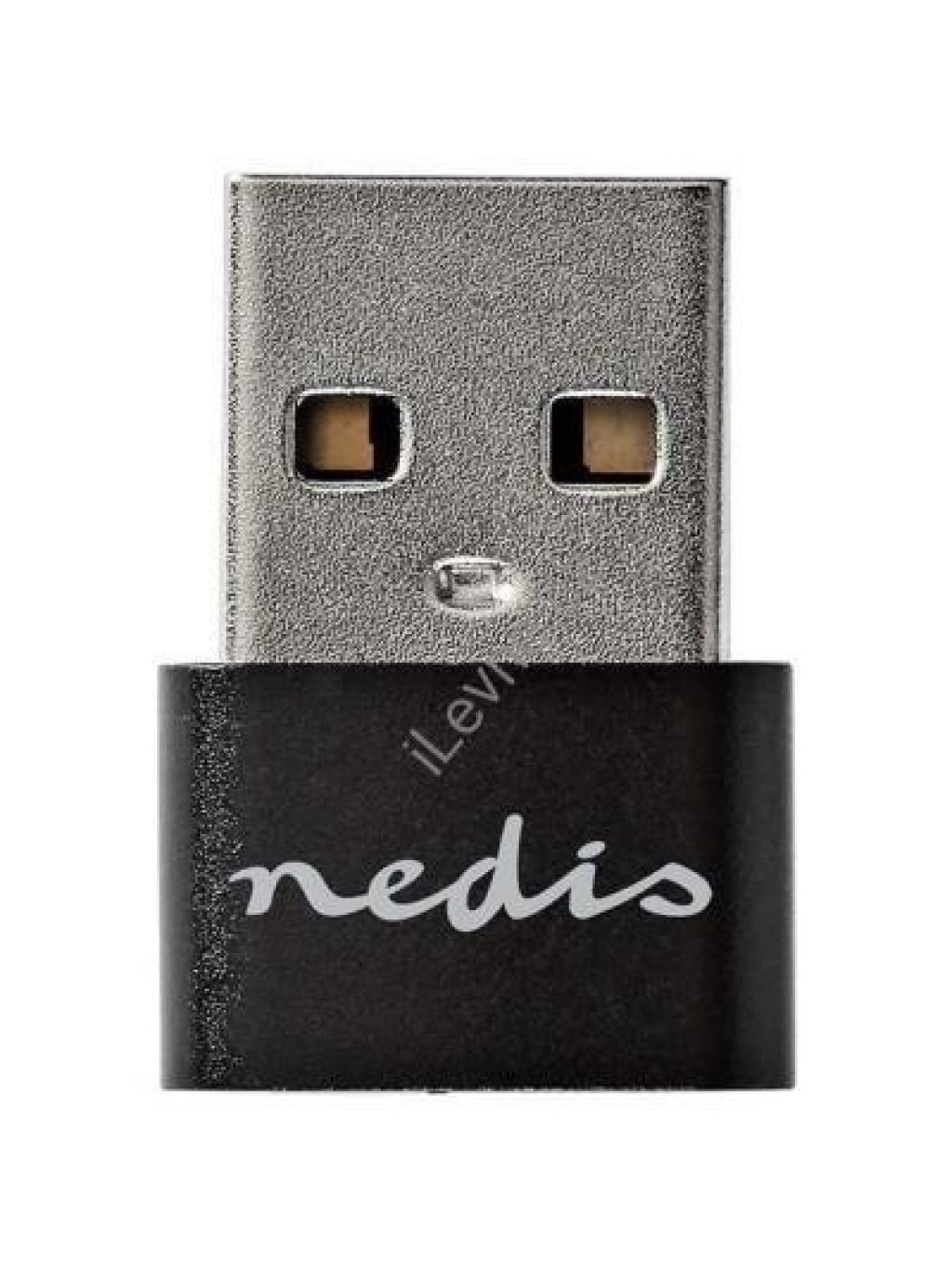 NEDIS adaptér USB/ konektory USB 2.0 A – USB-C zásuvka/ černý/ blistr