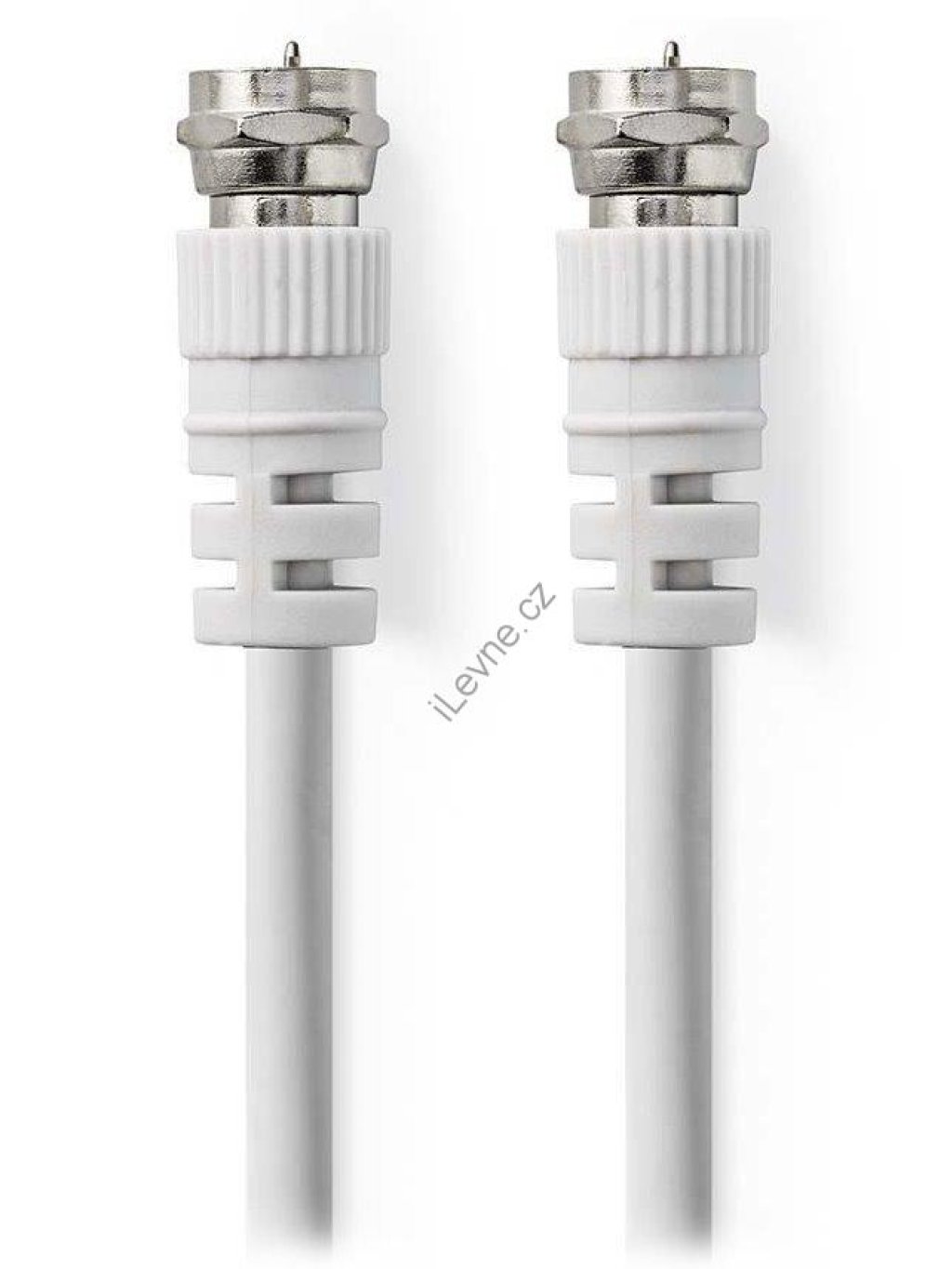 NEDIS kabel anténní/ F zástrčka - F zástrčka/ bílý/ 1,5m