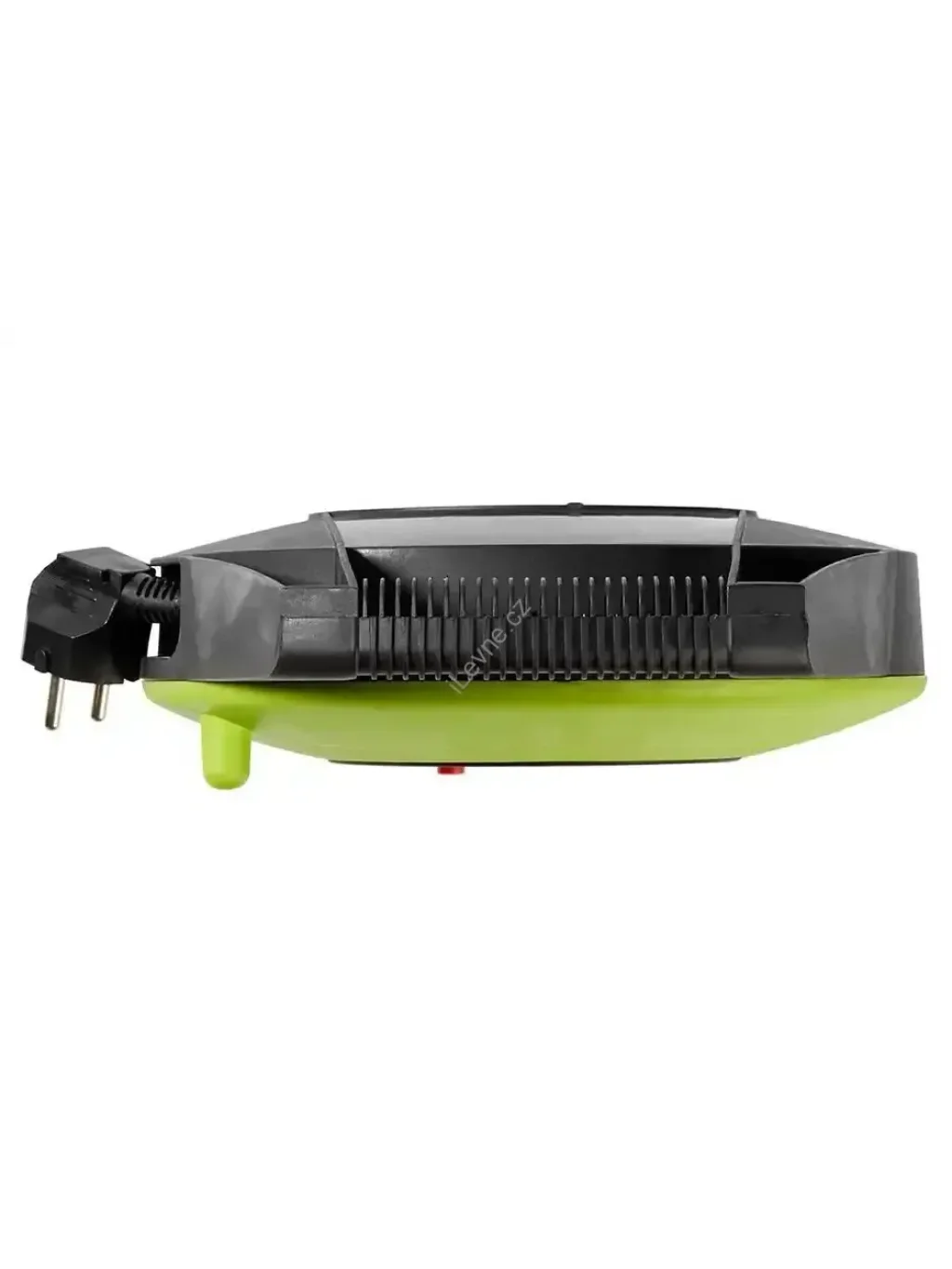 NEDIS kabelový buben/ 3x 1,5 mm2/ 3x zásuvka/ tepelná elektrická pojistka/ Typ F/ USB/ zeleno-černá/ 10 m
