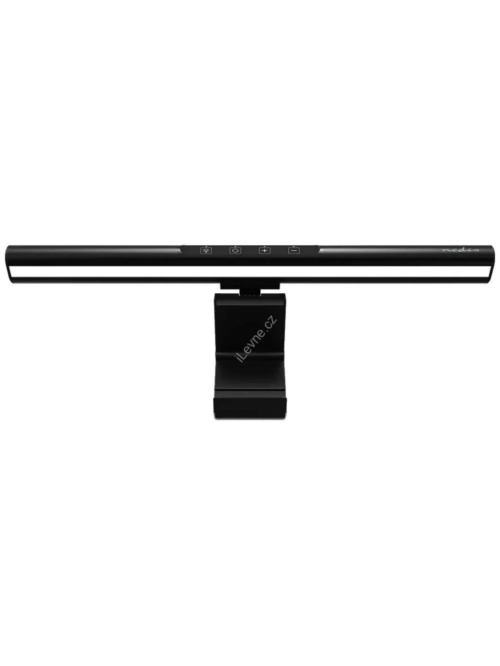 NEDIS LED světlená hliníková lišta pro monitor/ 40 cm/ 60 lm/ 80 LED's/ černá
