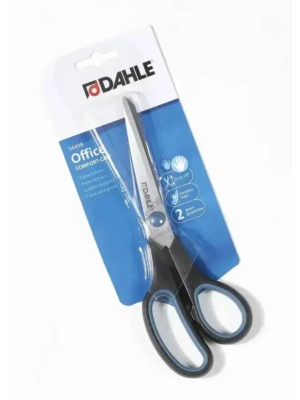 nůžky Office Comfort Grip, 20 cm, asymetrické, černé