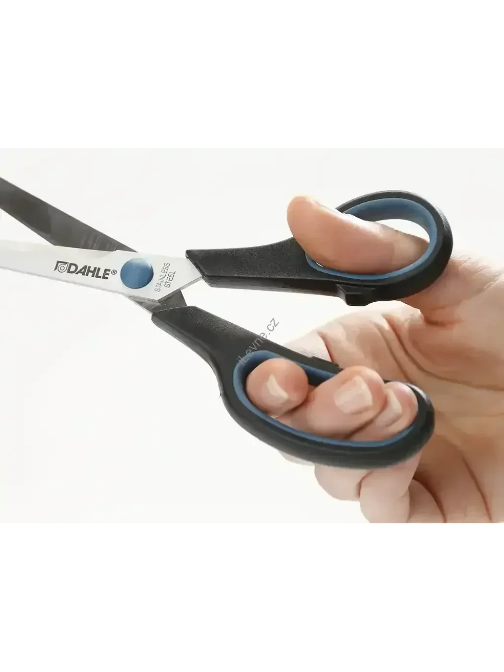 nůžky Office Comfort Grip, 20 cm, asymetrické, černé