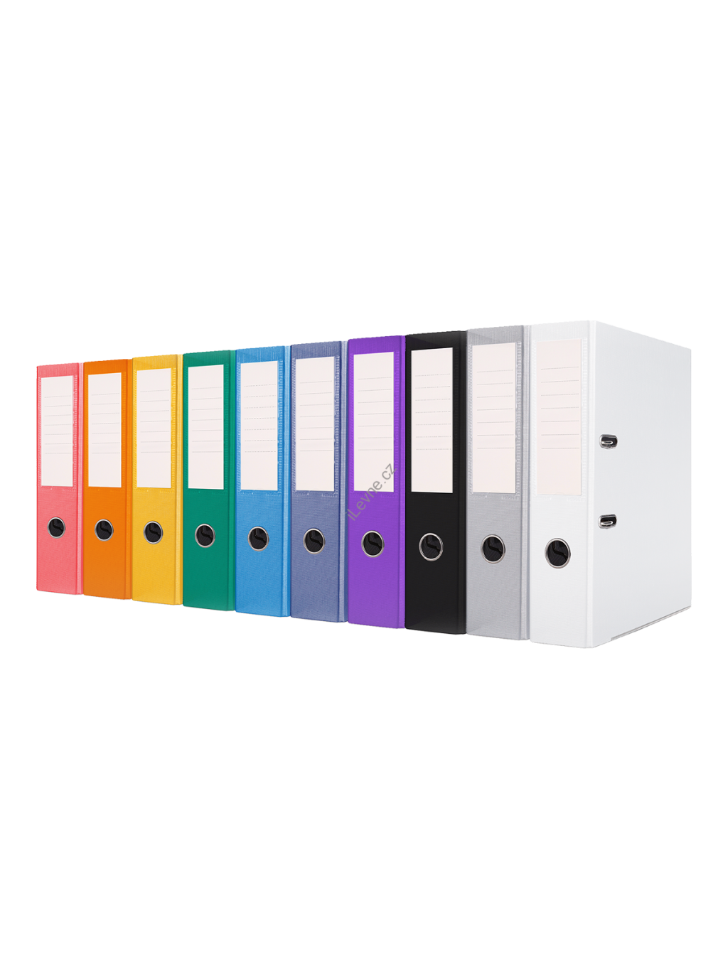 Office Products pákový pořadač Basic, A4/75 mm, PP, kovová lišta, černý