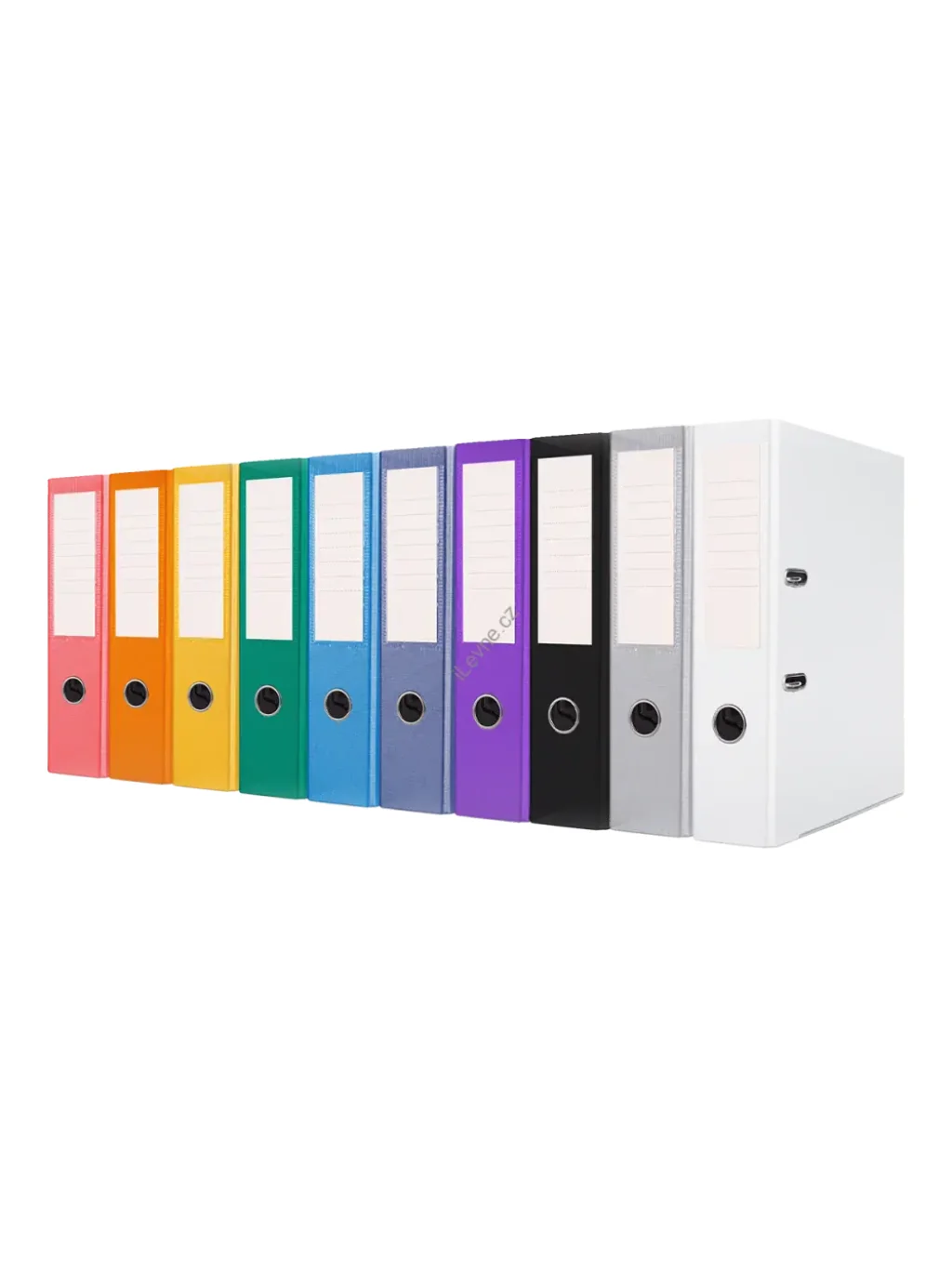 Office Products pákový pořadač Basic, A4/75 mm, PP, kovová lišta, žlutý