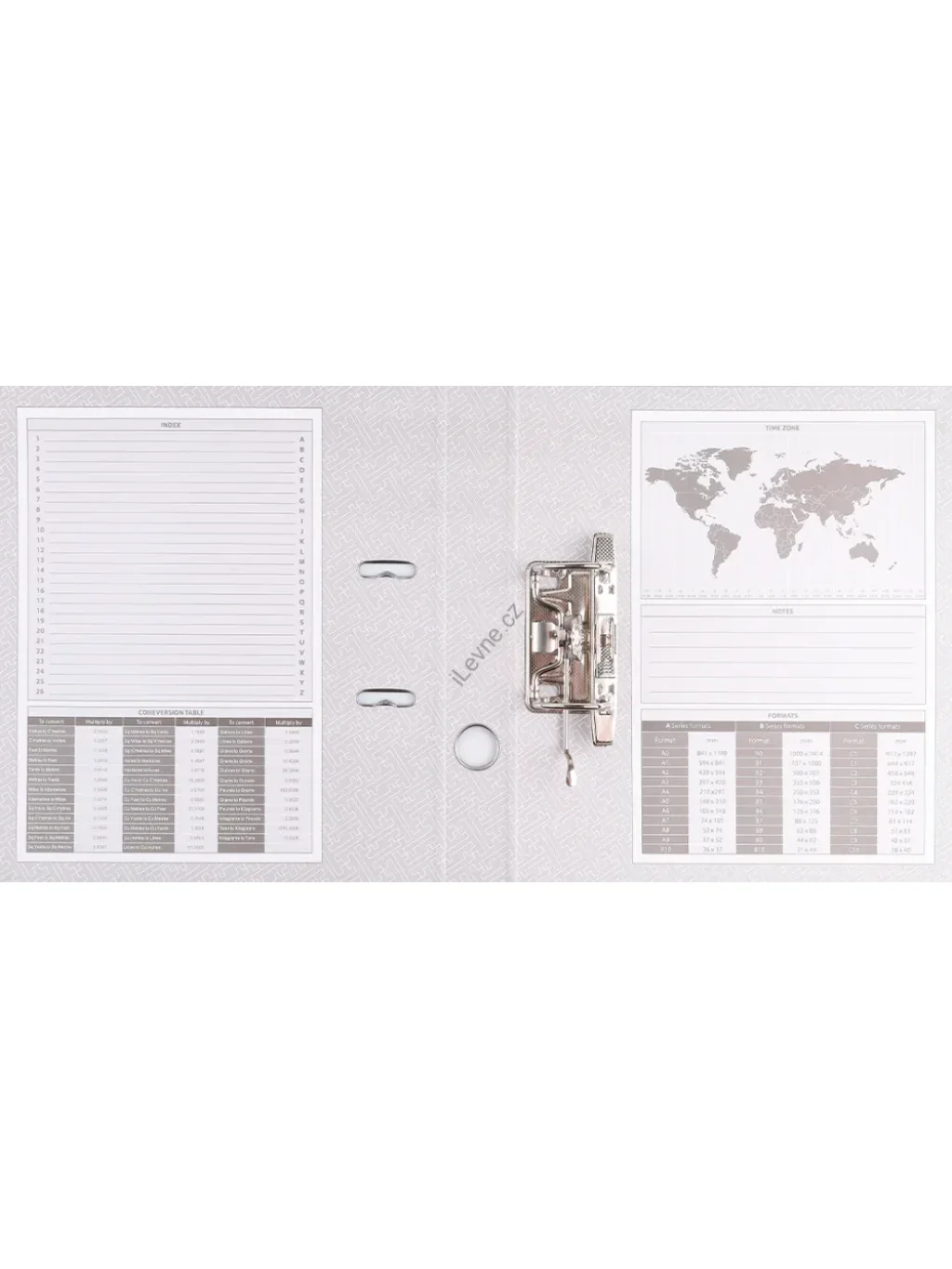 Office Products pákový pořadač Basic, A4/75 mm, PP, kovová lišta, žlutý