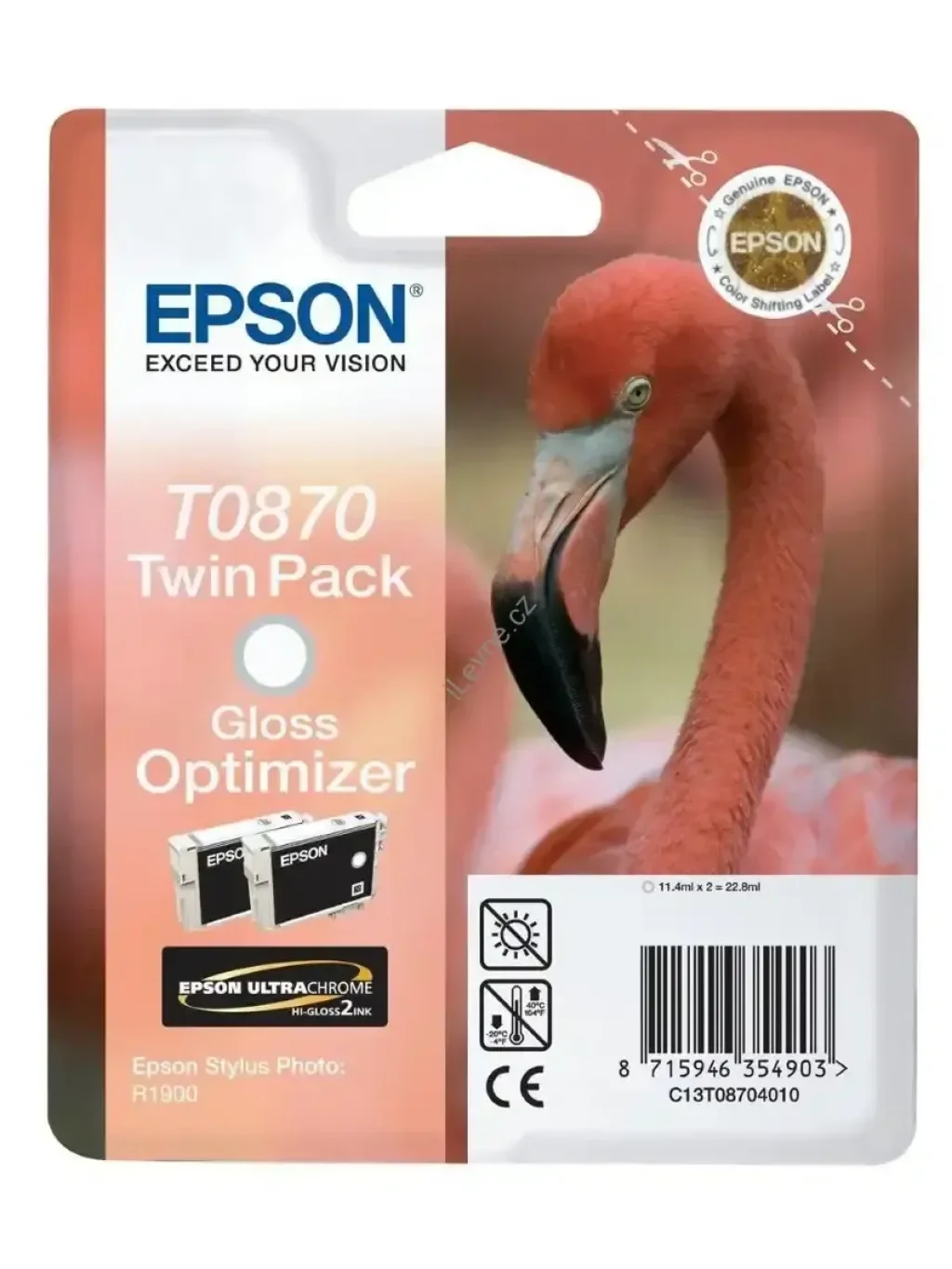 Originální EPSON SP R1900 Gloss Optmizer (T0870)