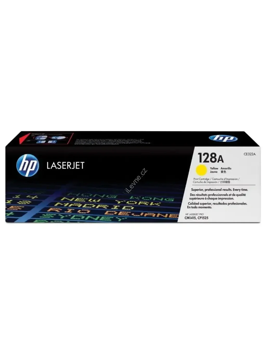 Originální HP tisková kazeta žlutá, CE322A