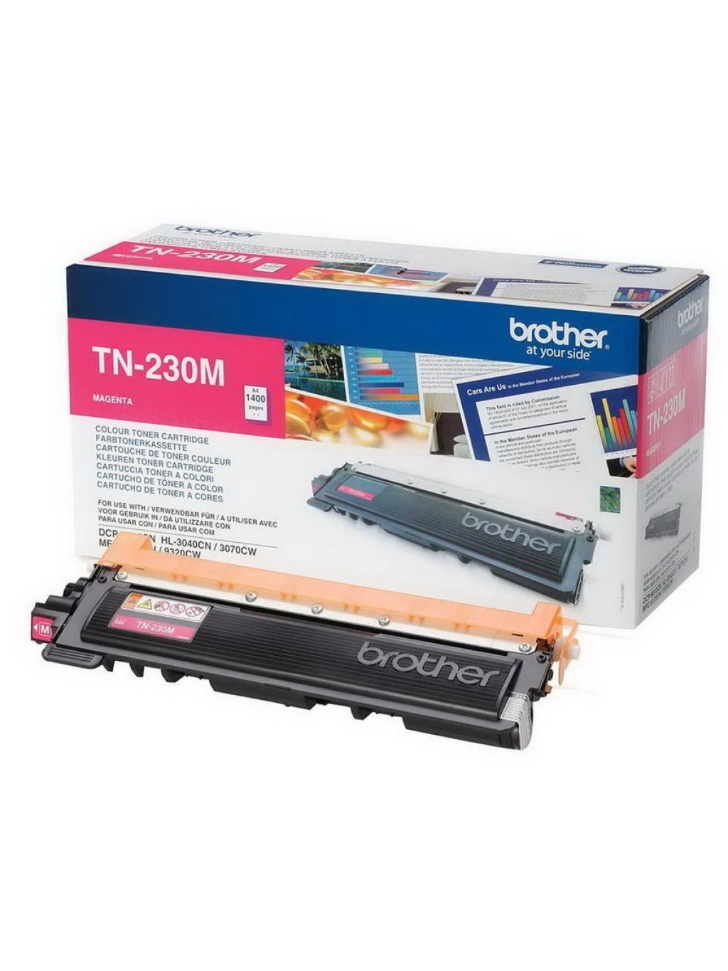 Originální toner Brother TN-230M, magenta, 1 400 str.