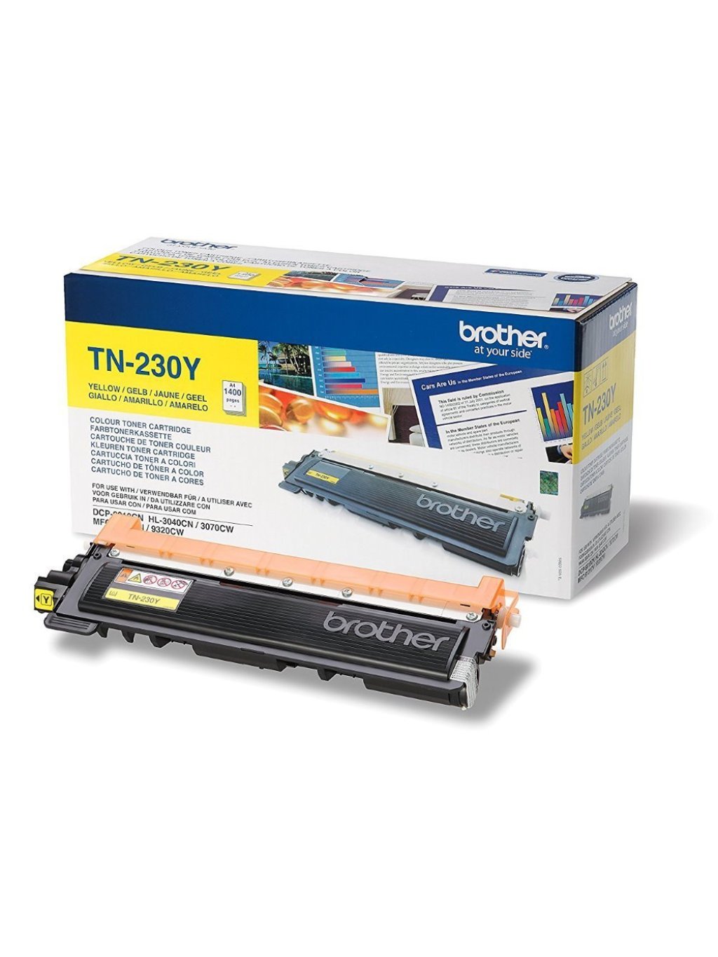 Originální toner Brother TN-230Y, yellow, 1 400 str.