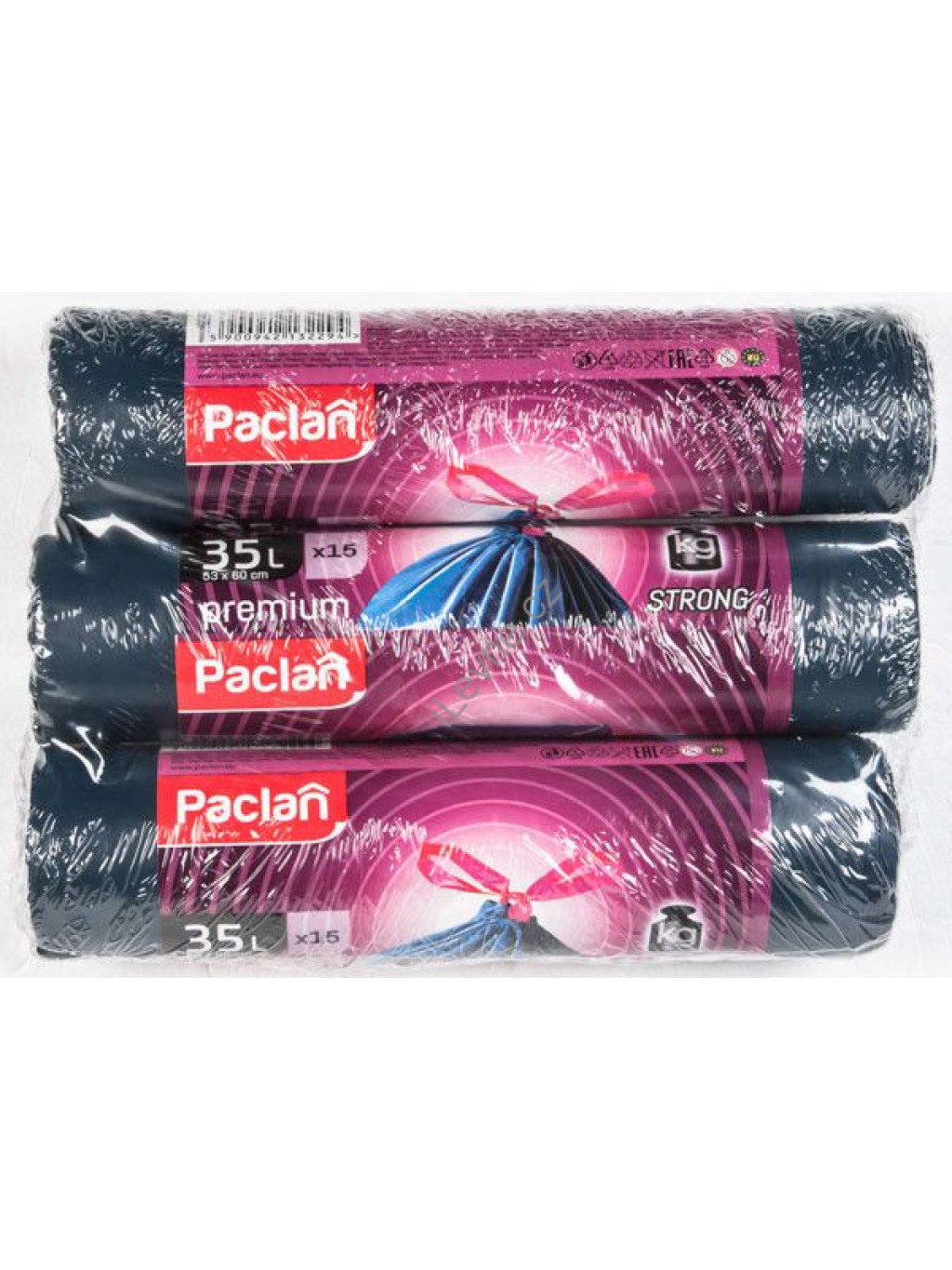 Paclan sáčky na odpad se zatahováním 35 l 15 ks