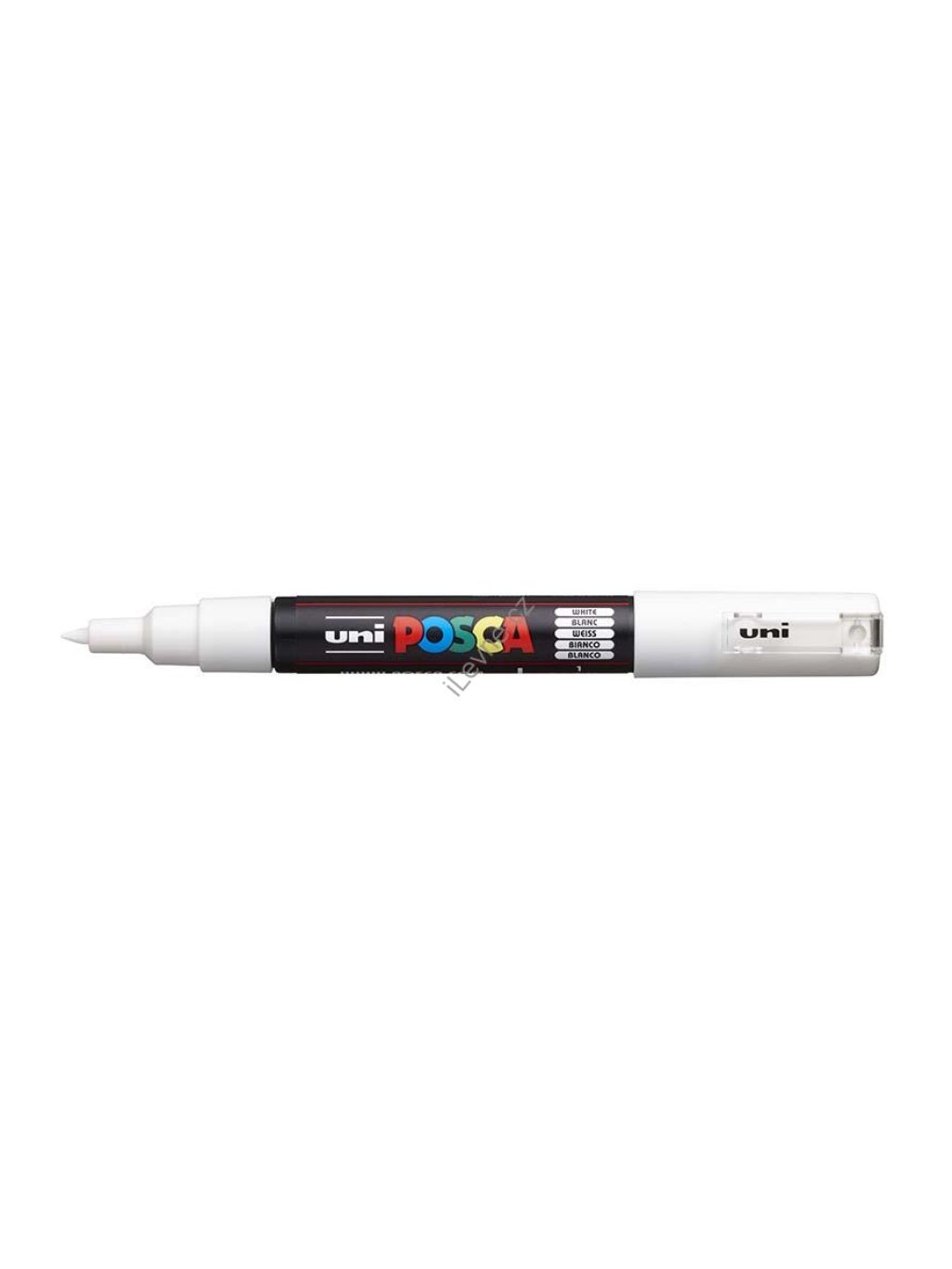 PC-1M akrylový popisovač Posca, 0,7 mm, bílý (1)