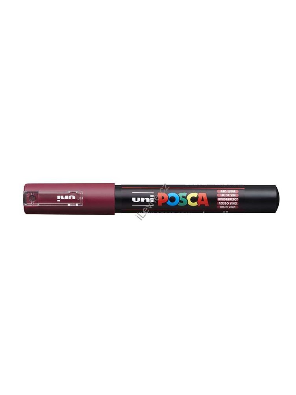 PC-1M akrylový popisovač Posca, 0,7 mm, bordó (60)