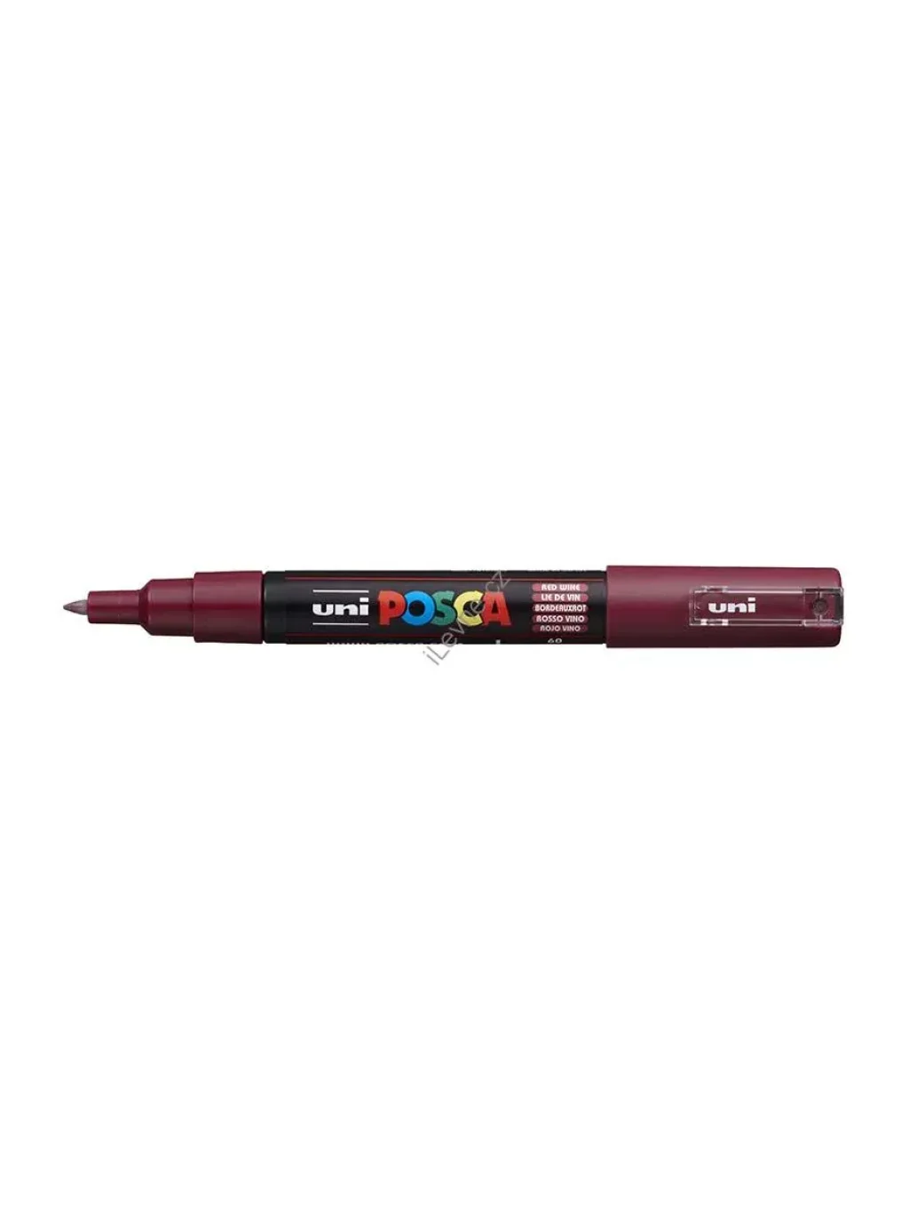 PC-1M akrylový popisovač Posca, 0,7 mm, bordó (60)