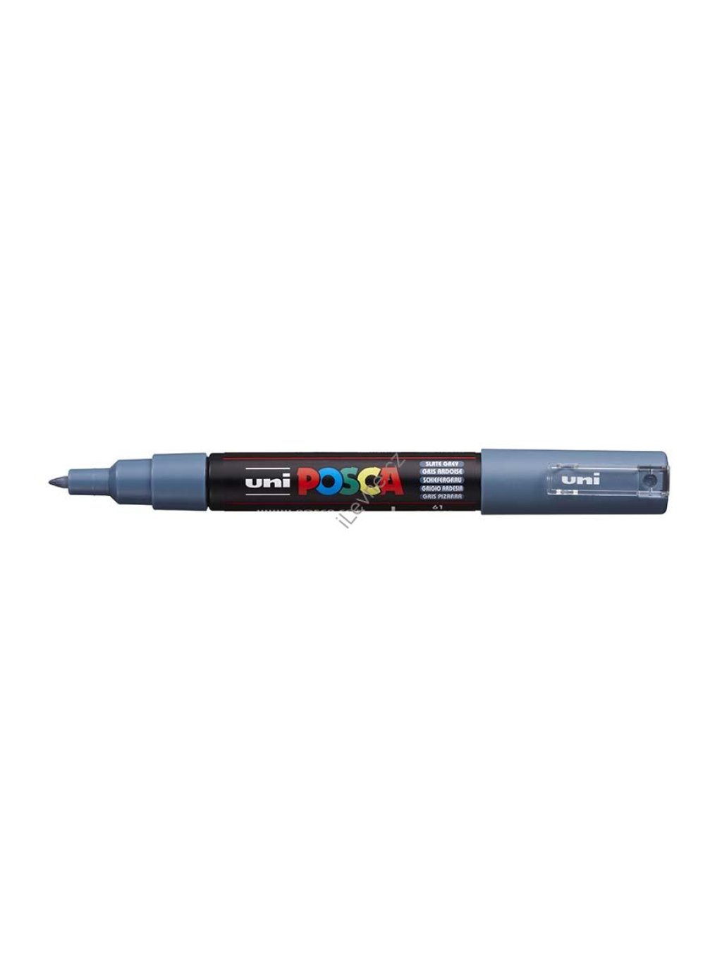 PC-1M akrylový popisovač Posca, 0,7 mm, břidlicově šedý (61)