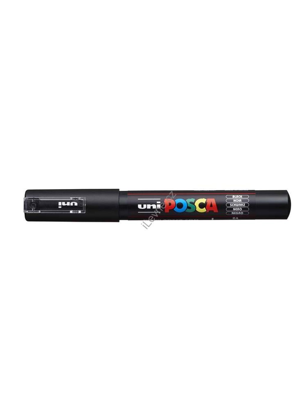 PC-1M akrylový popisovač Posca, 0,7 mm, černý (24)