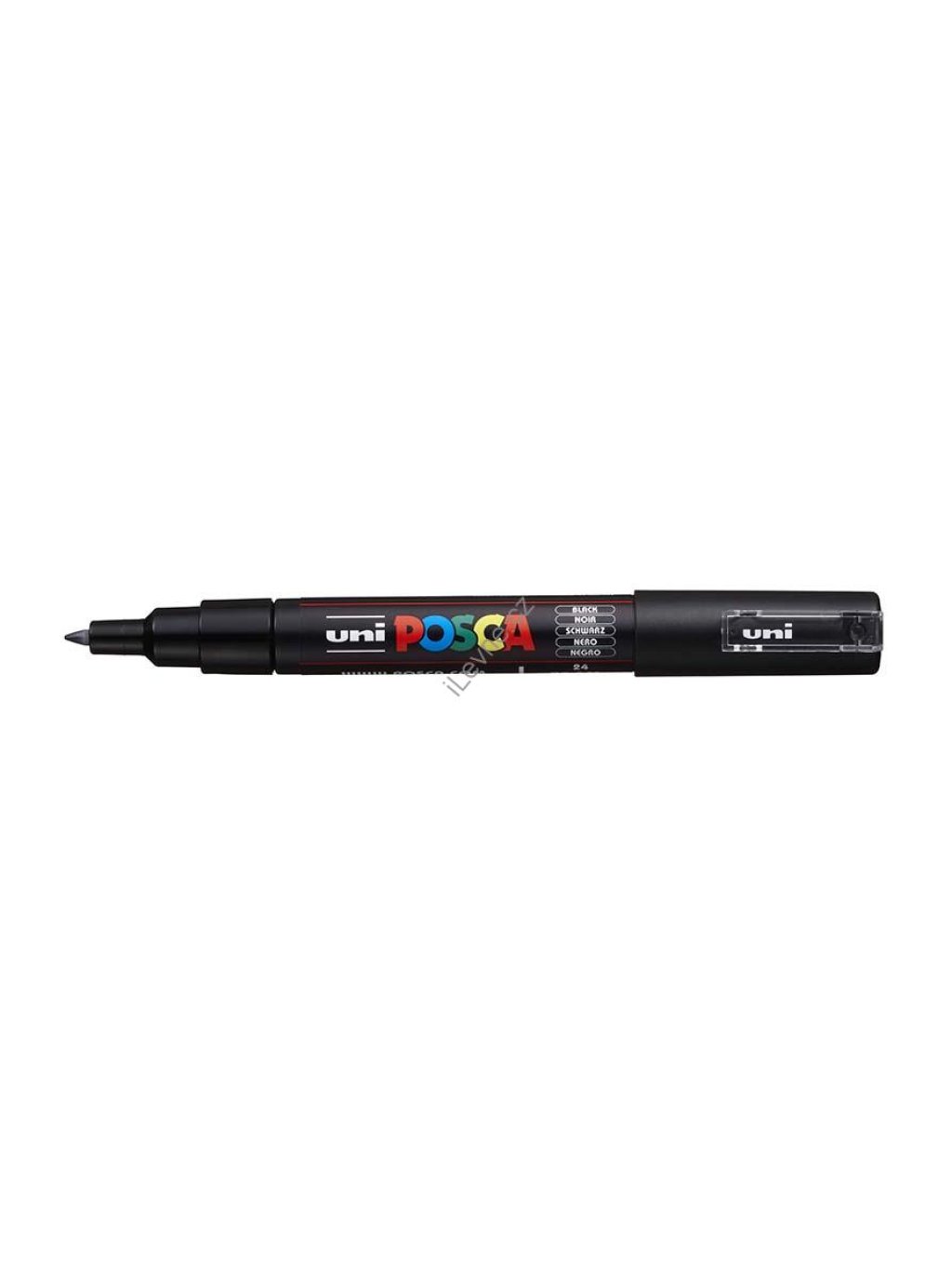 PC-1M akrylový popisovač Posca, 0,7 mm, černý (24)