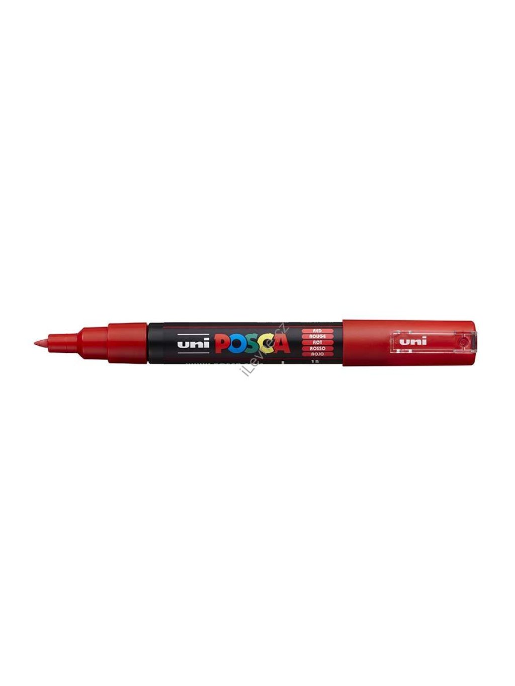 PC-1M akrylový popisovač Posca, 0,7 mm, červený (15)