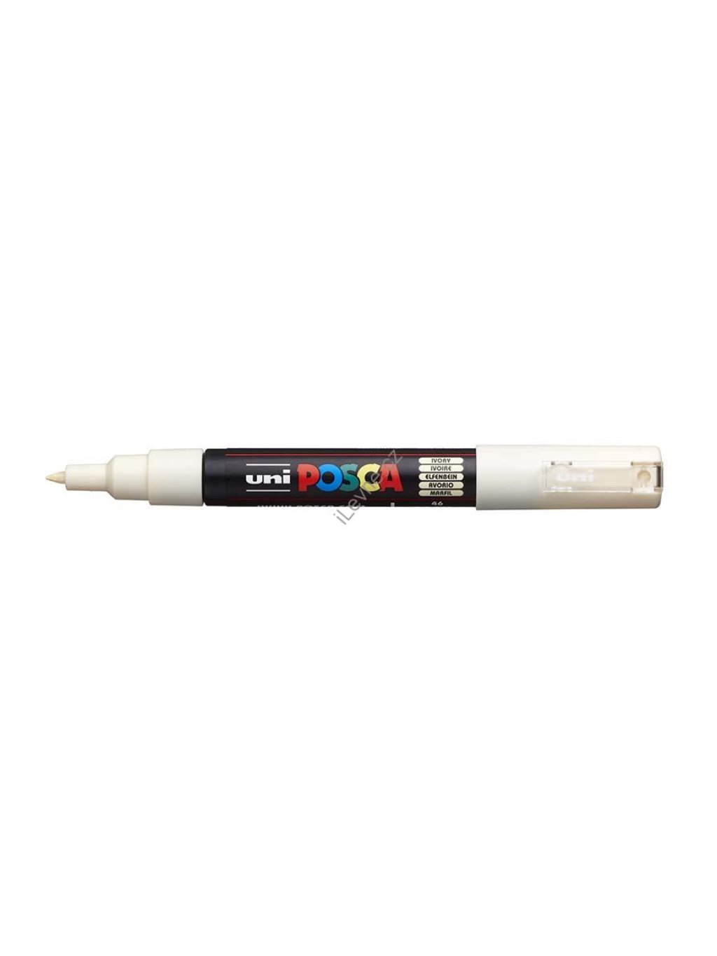 PC-1M akrylový popisovač Posca, 0,7 mm, smetanový (46)