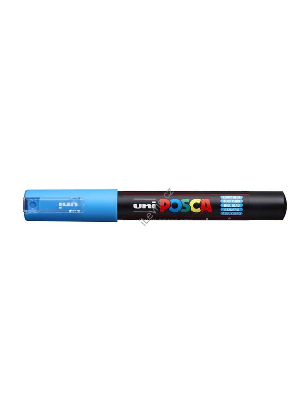 PC-1M akrylový popisovač Posca, 0,7 mm, sv. modrý (8)