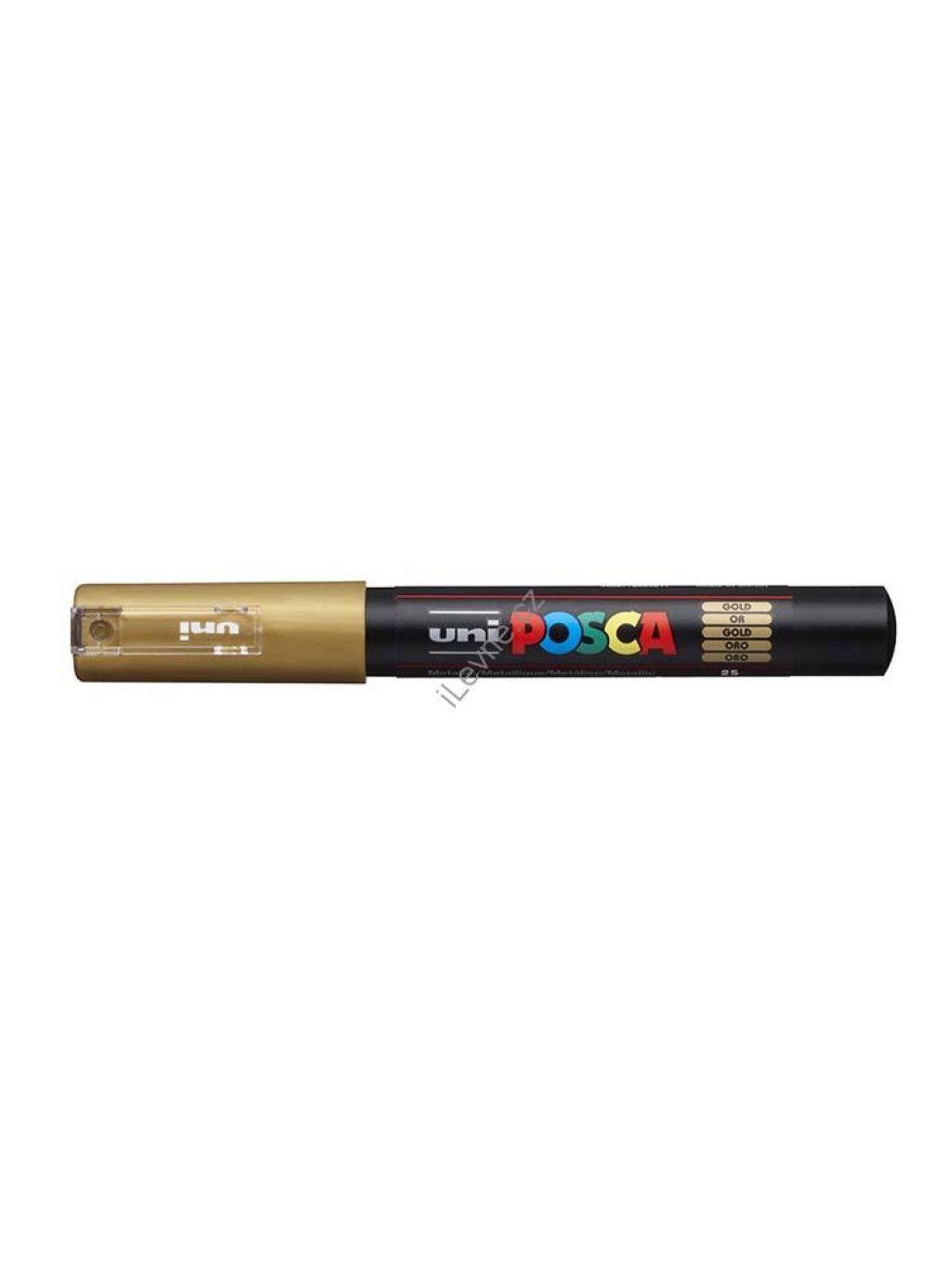 PC-1M akrylový popisovač Posca, 0,7 mm, zlatý (25)