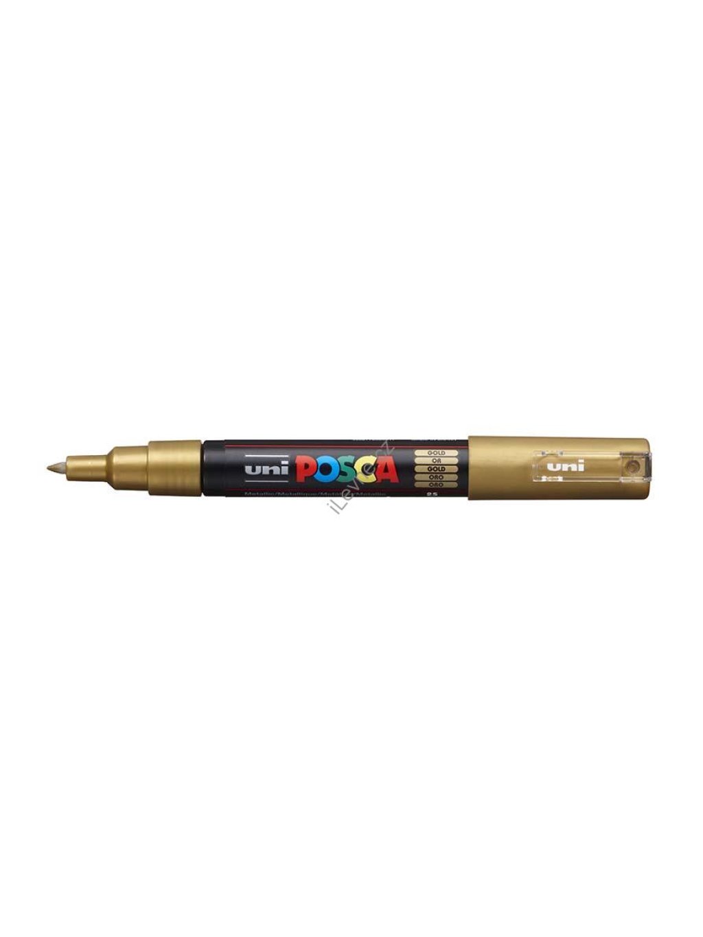 PC-1M akrylový popisovač Posca, 0,7 mm, zlatý (25)